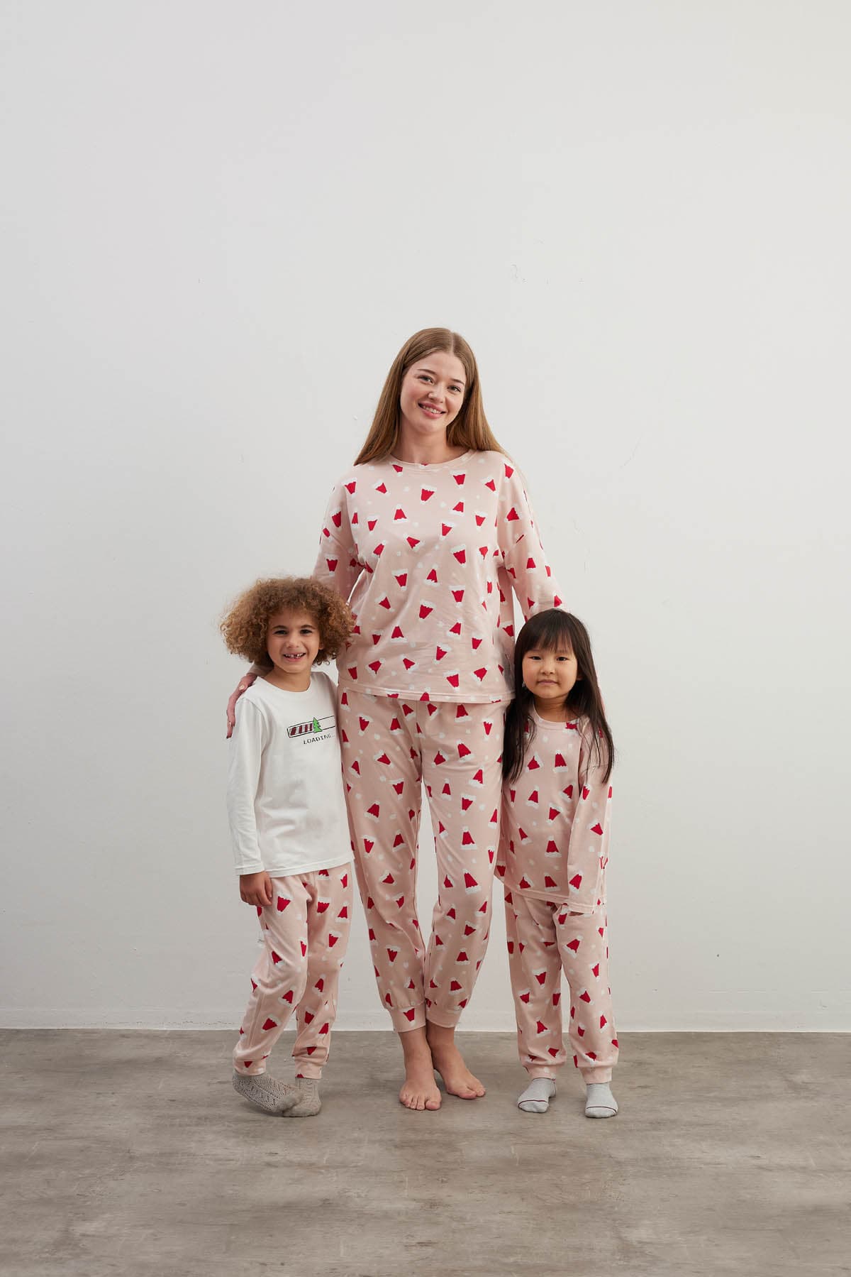 Kids' Ecru Cotton Pajama Set — view 4