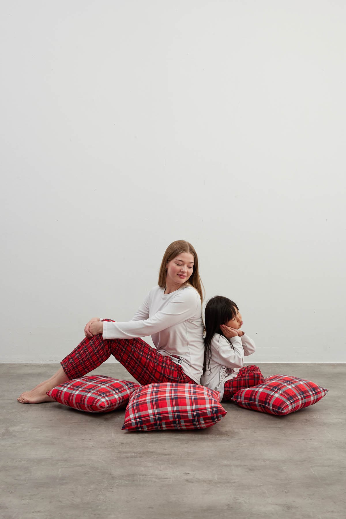 Kids' Ecru Cotton Pajama Set — view 4