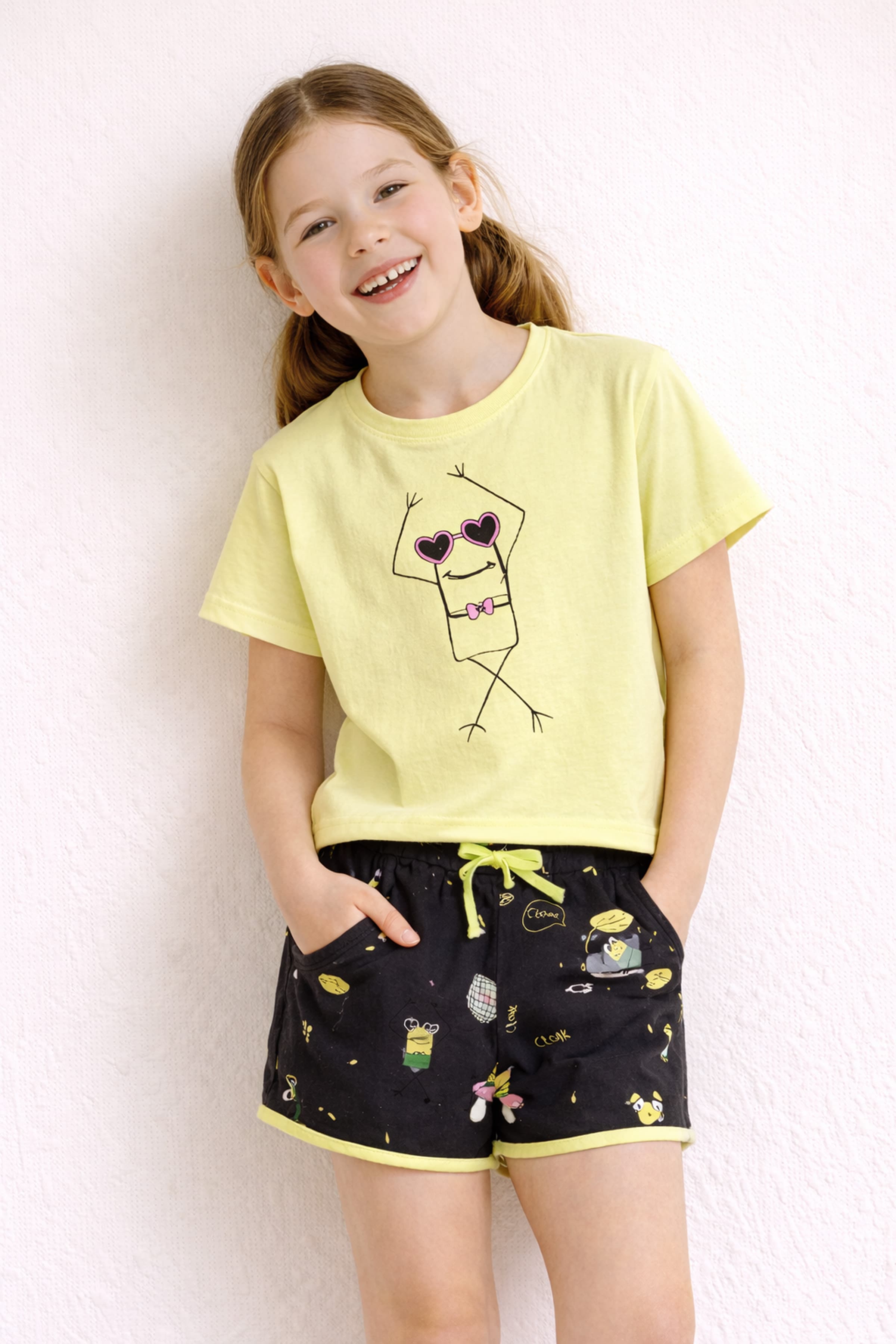 Kids' Green Cotton Pajama Set — view 4