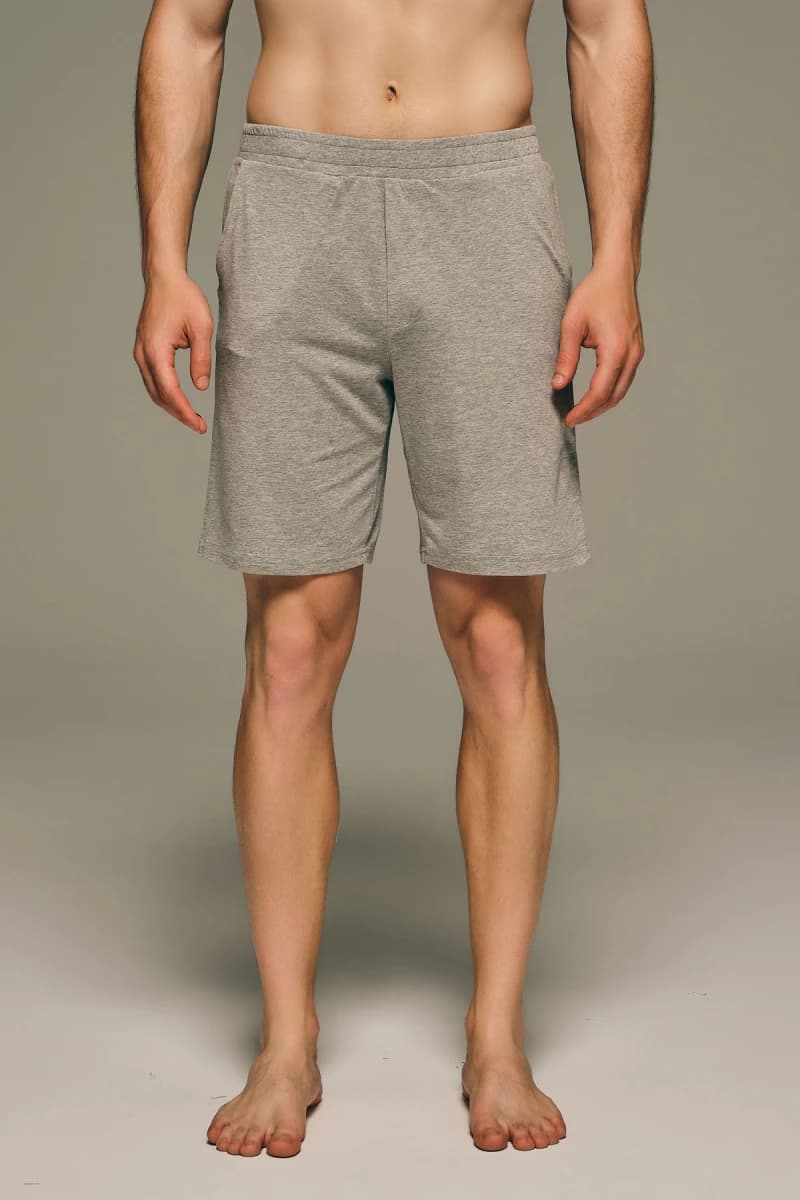 Men's Grey Modal Shorts — view 1