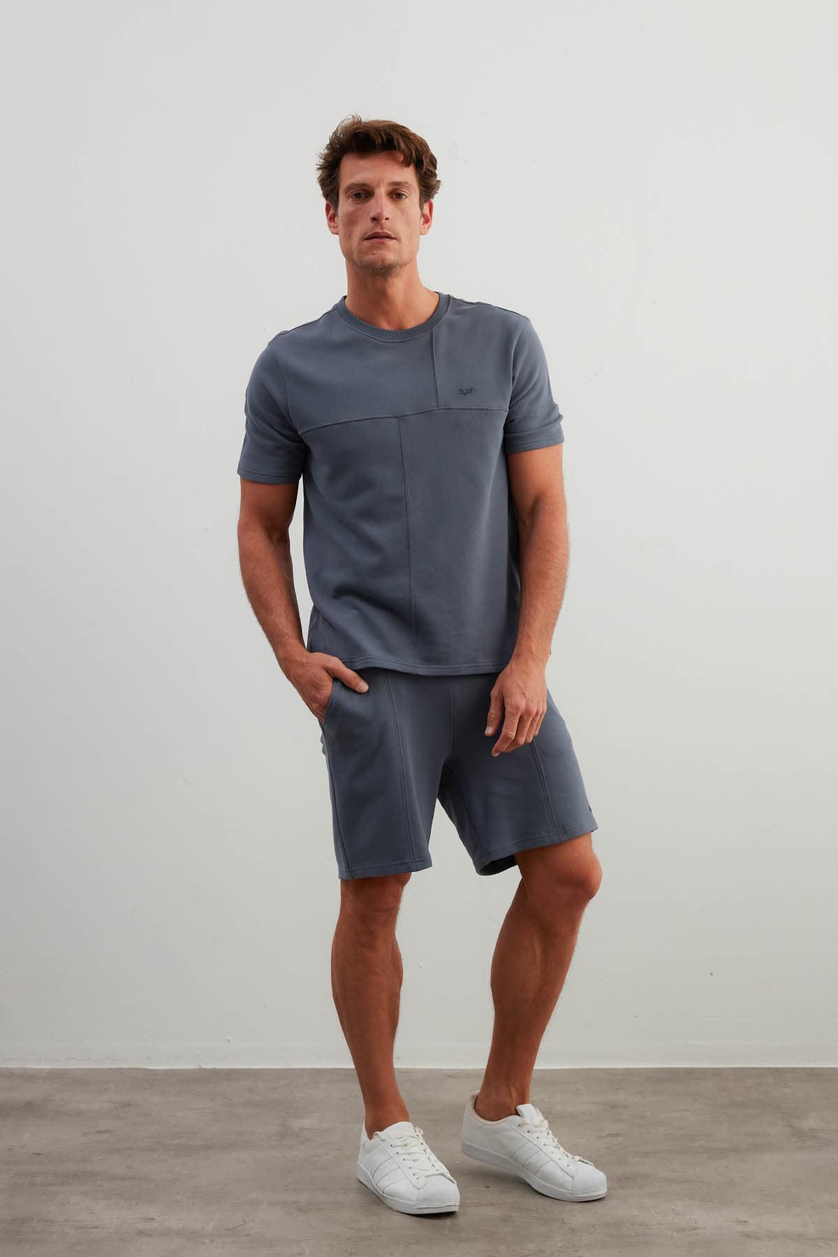 Men's Neutral Cotton Shorts — view 3