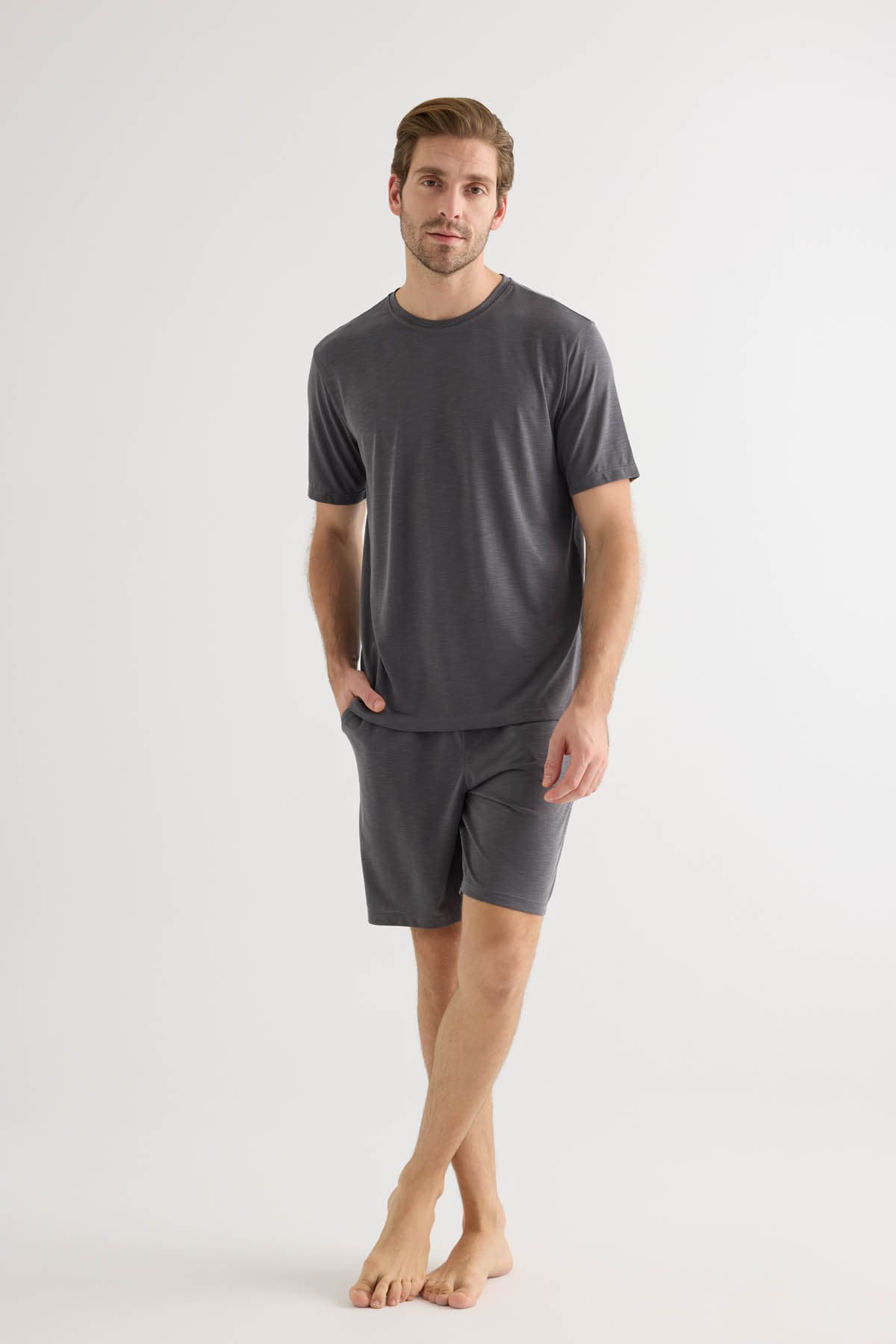 Men's Neutral Modal Shorts — view 4
