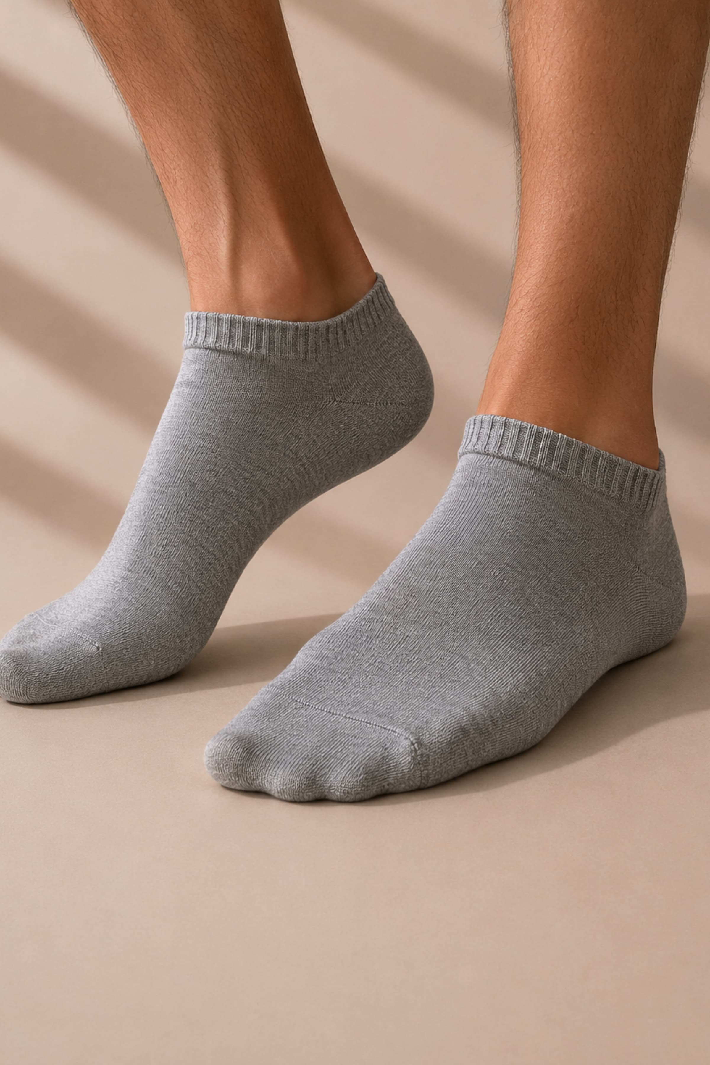 Men's Grey Bamboo Socks — view 1