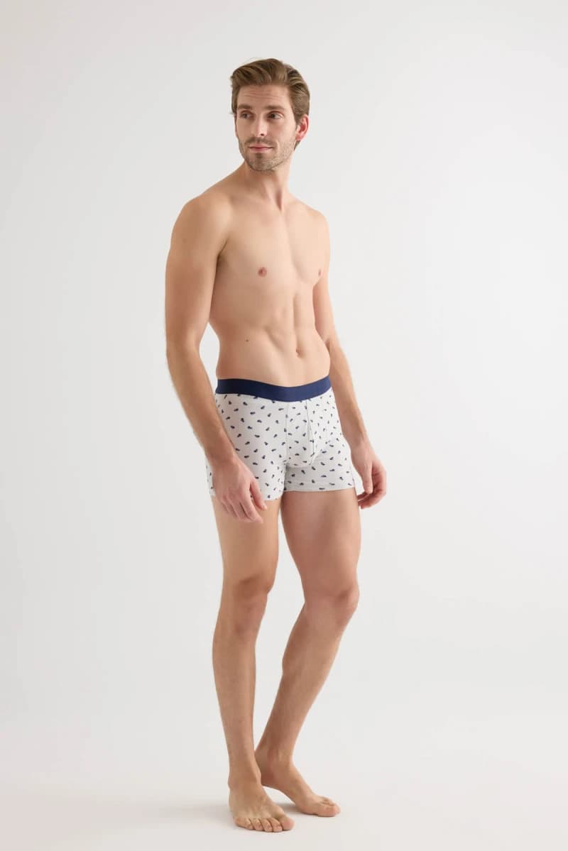Men's Neutral Printed Modal Boxer — view 1
