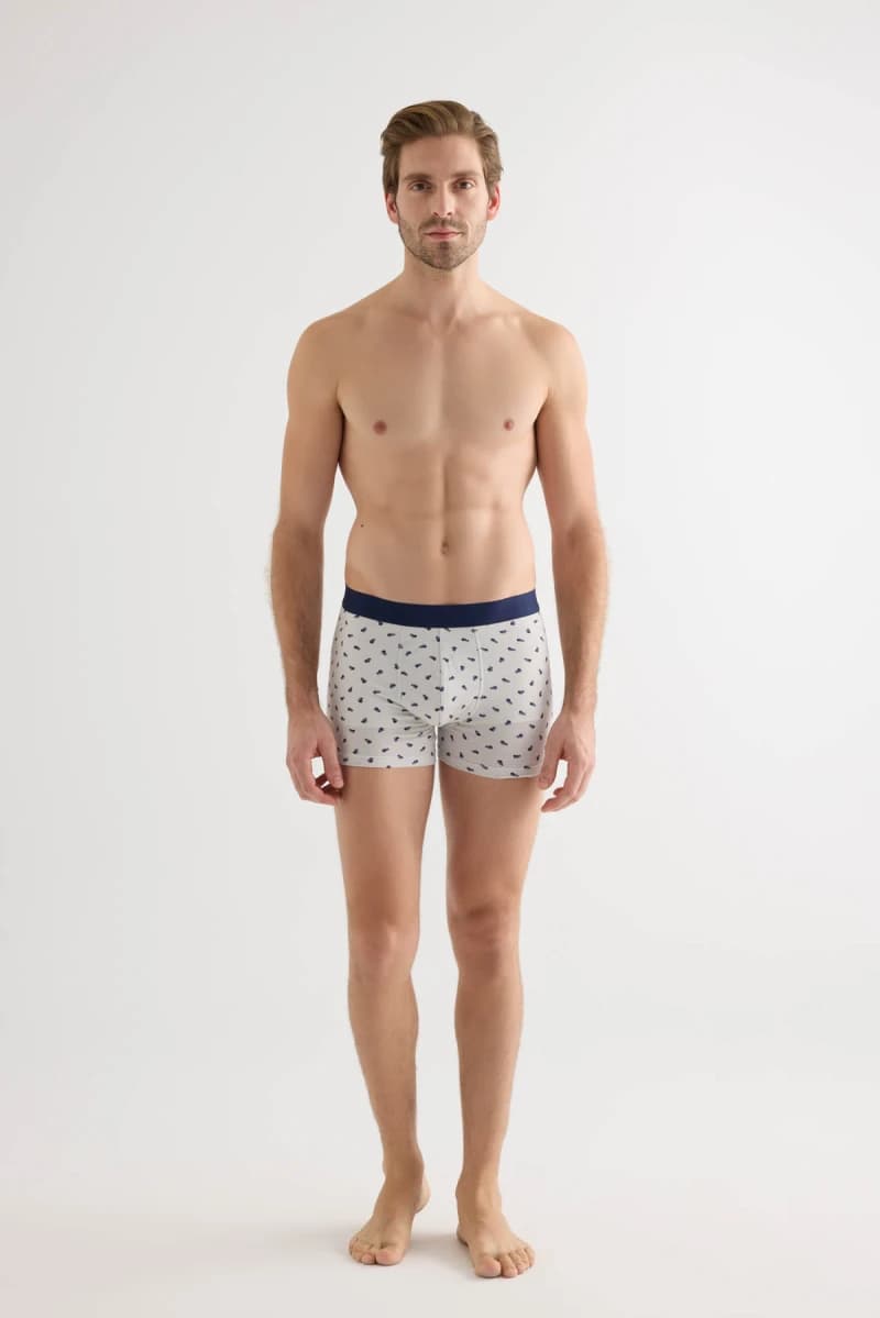 Men's Neutral Printed Modal Boxer — view 3