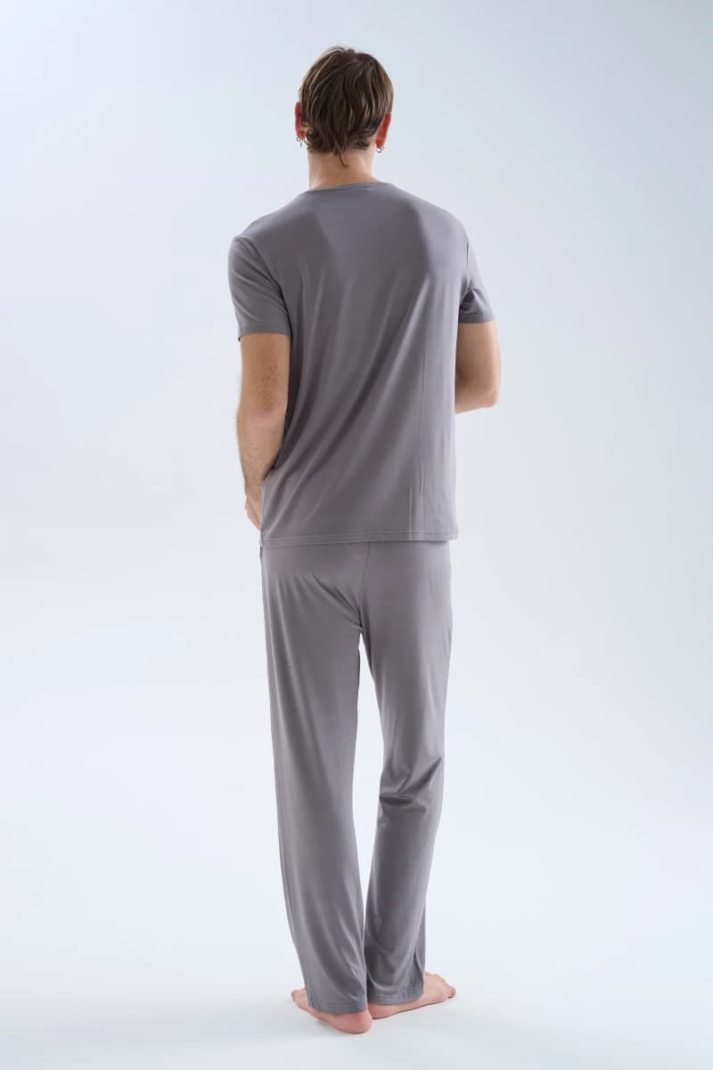 Men's Grey Modal Tee — view 3