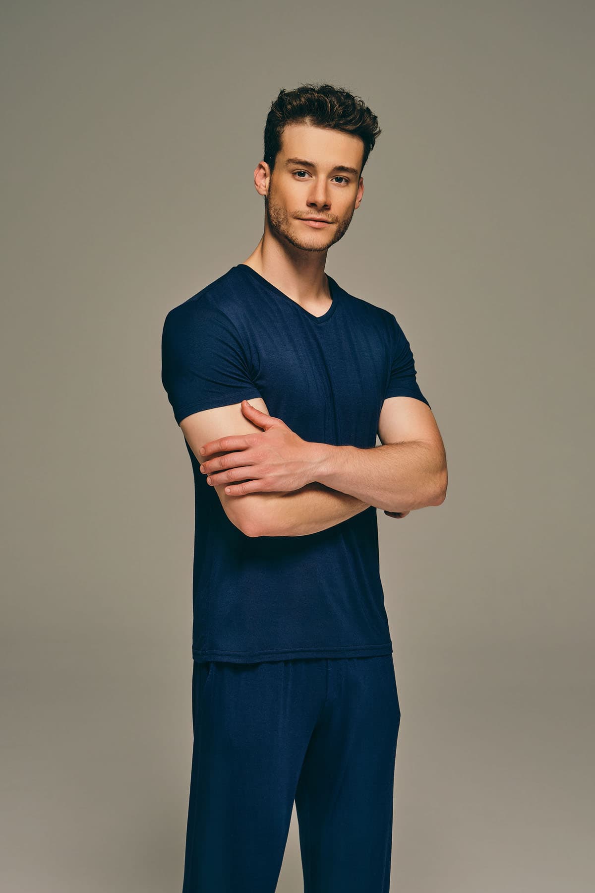 Men's Navy Modal Tee — view 1