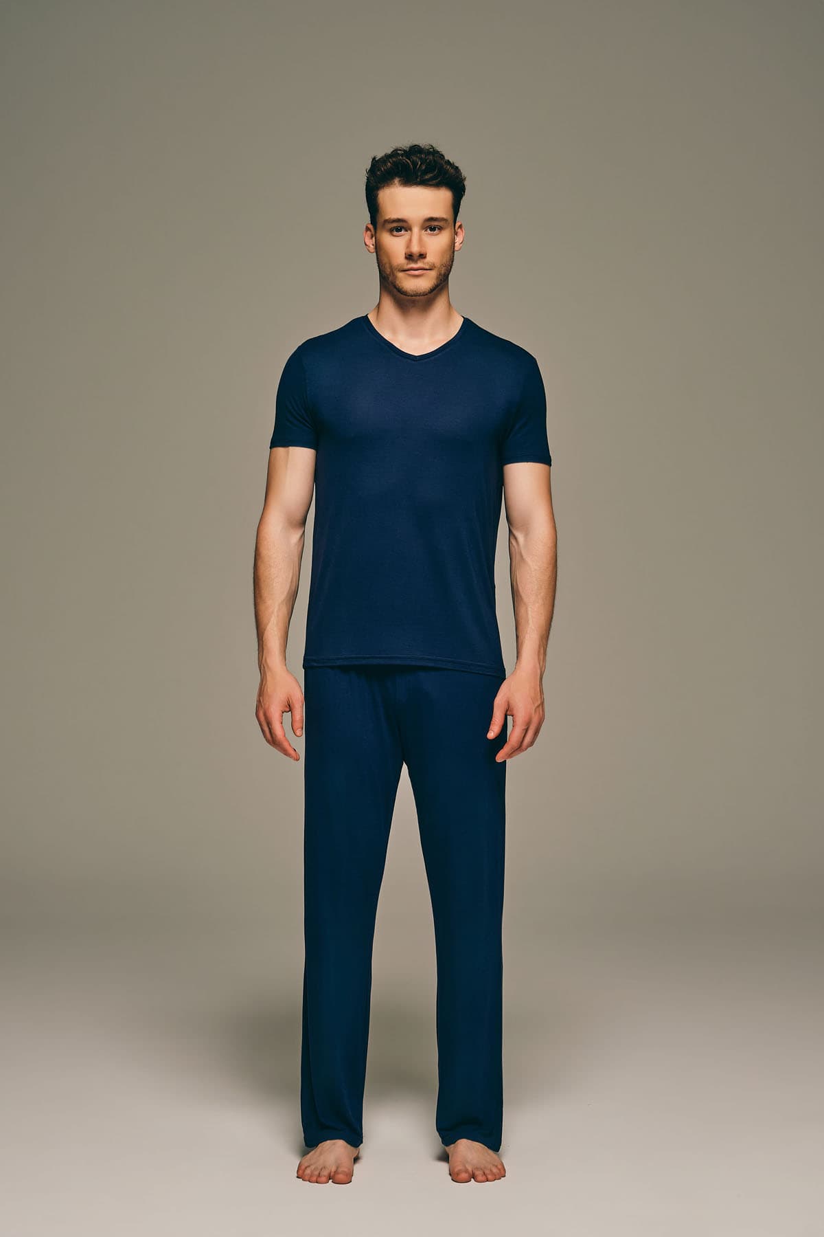 Men's Navy Modal Tee — view 3