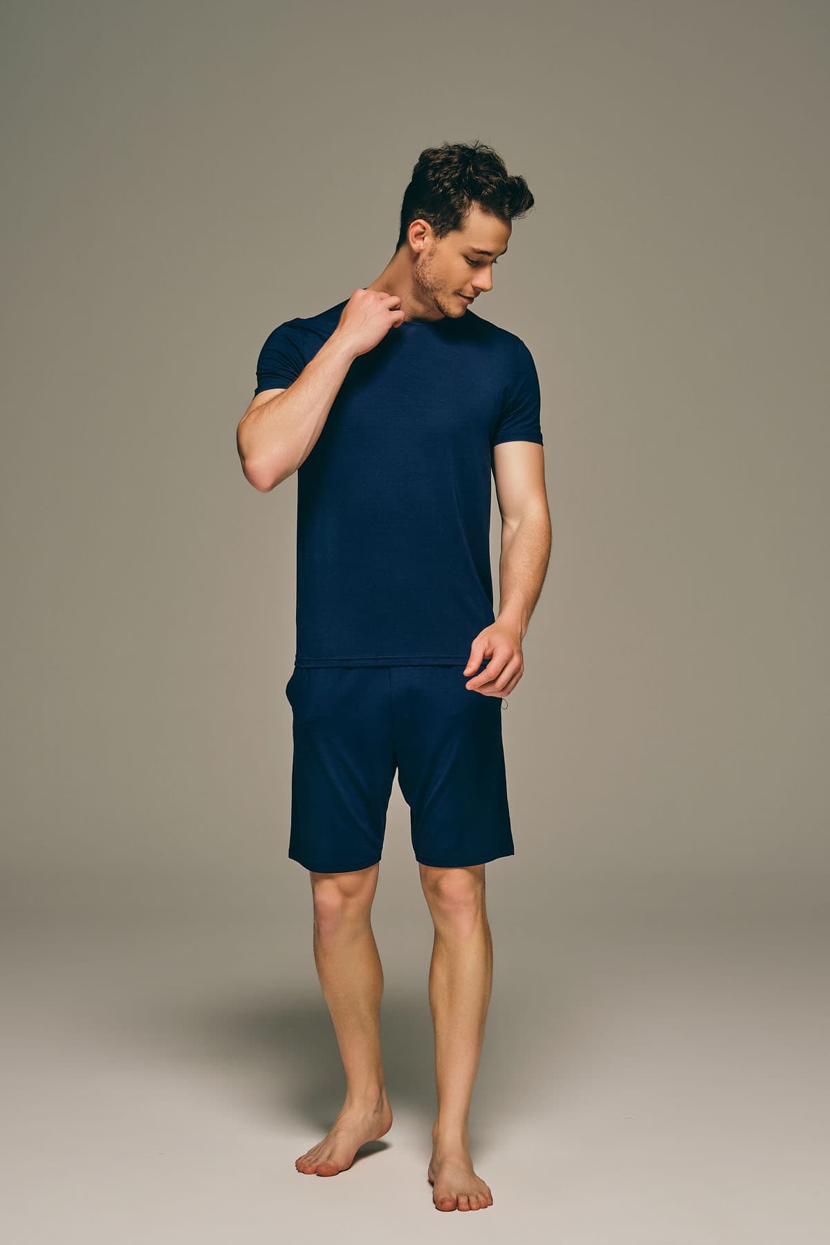 Men's Navy Modal Tee — view 2