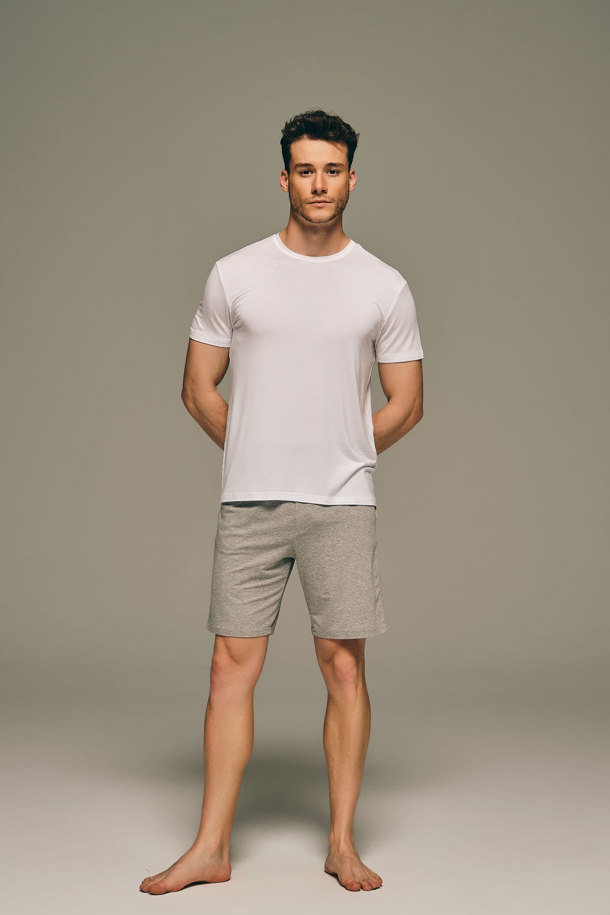 Men's White Modal Tee — view 1