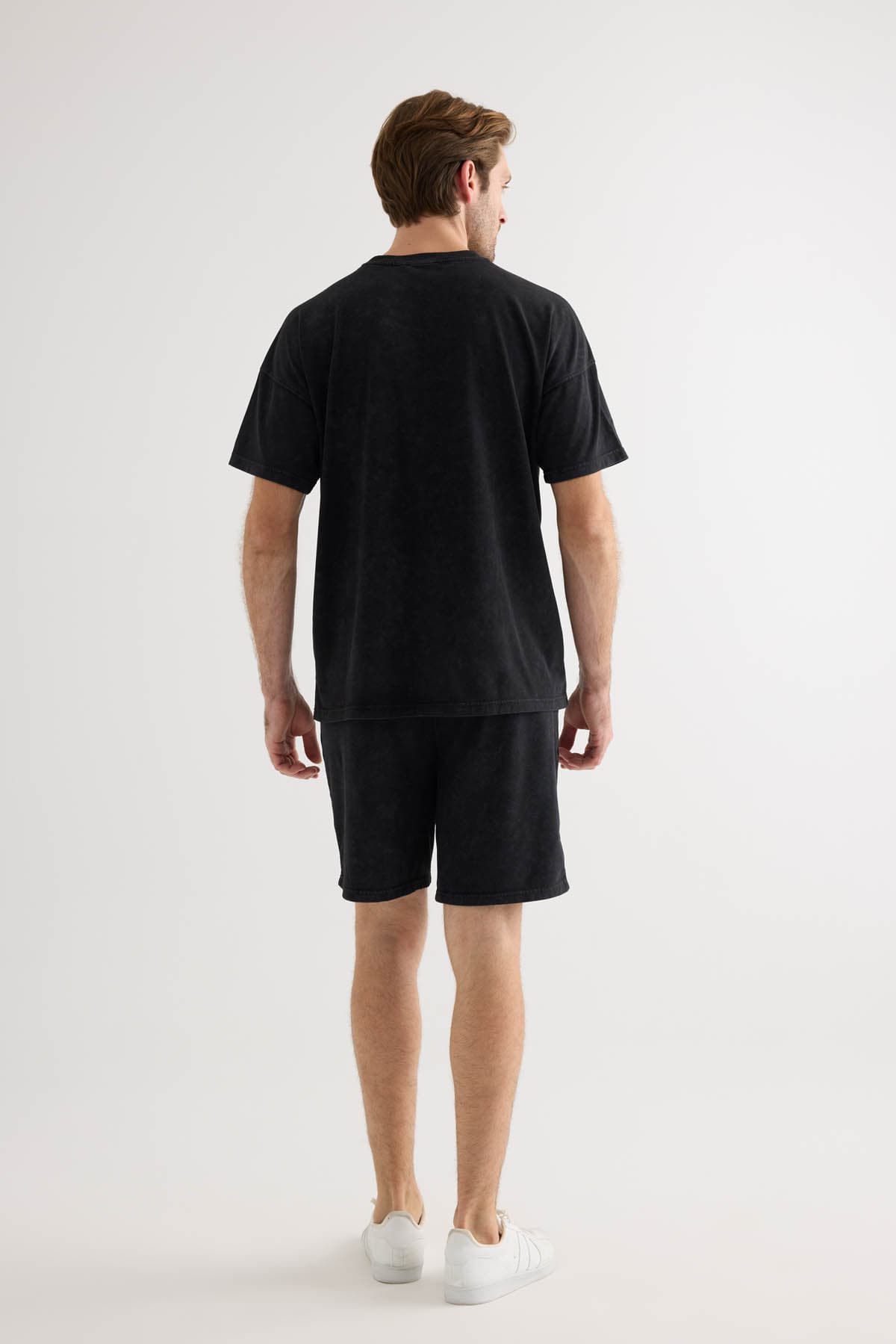 Men's Black Cotton Tee — view 4