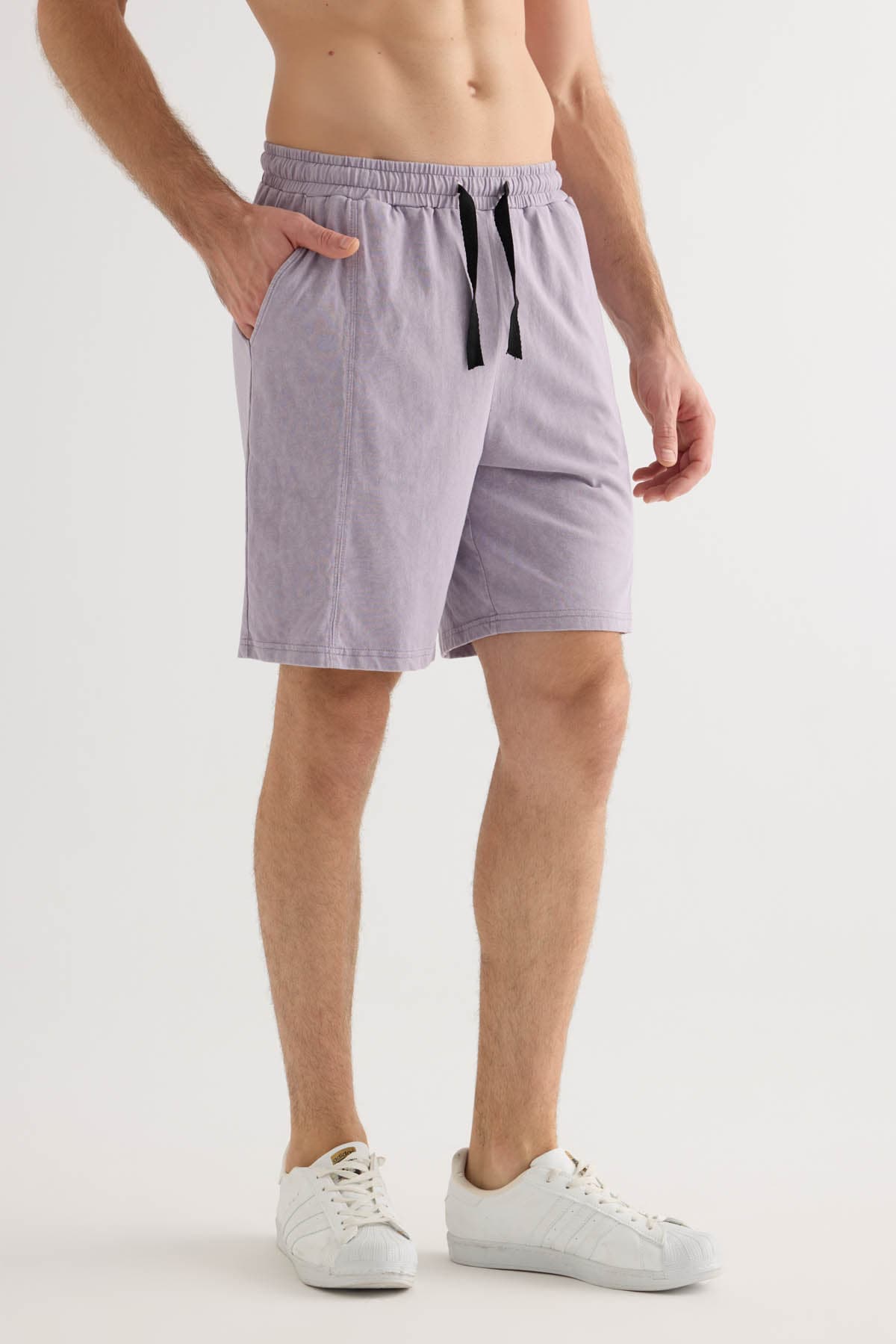 Men's Lilac Cotton Tee — view 2