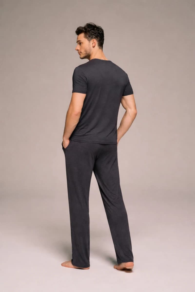 Men's Neutral Modal Trousers — view 2