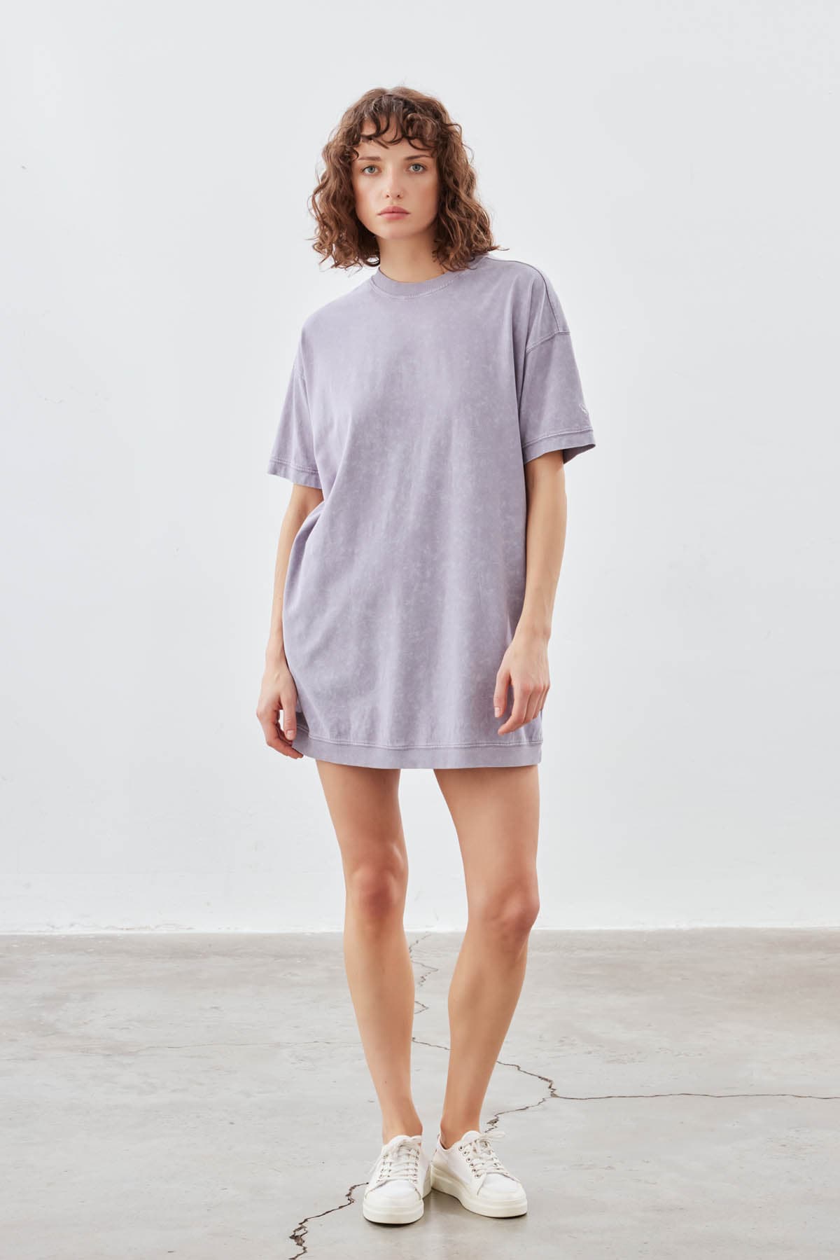 Women's Lilac Cotton Dress — view 3