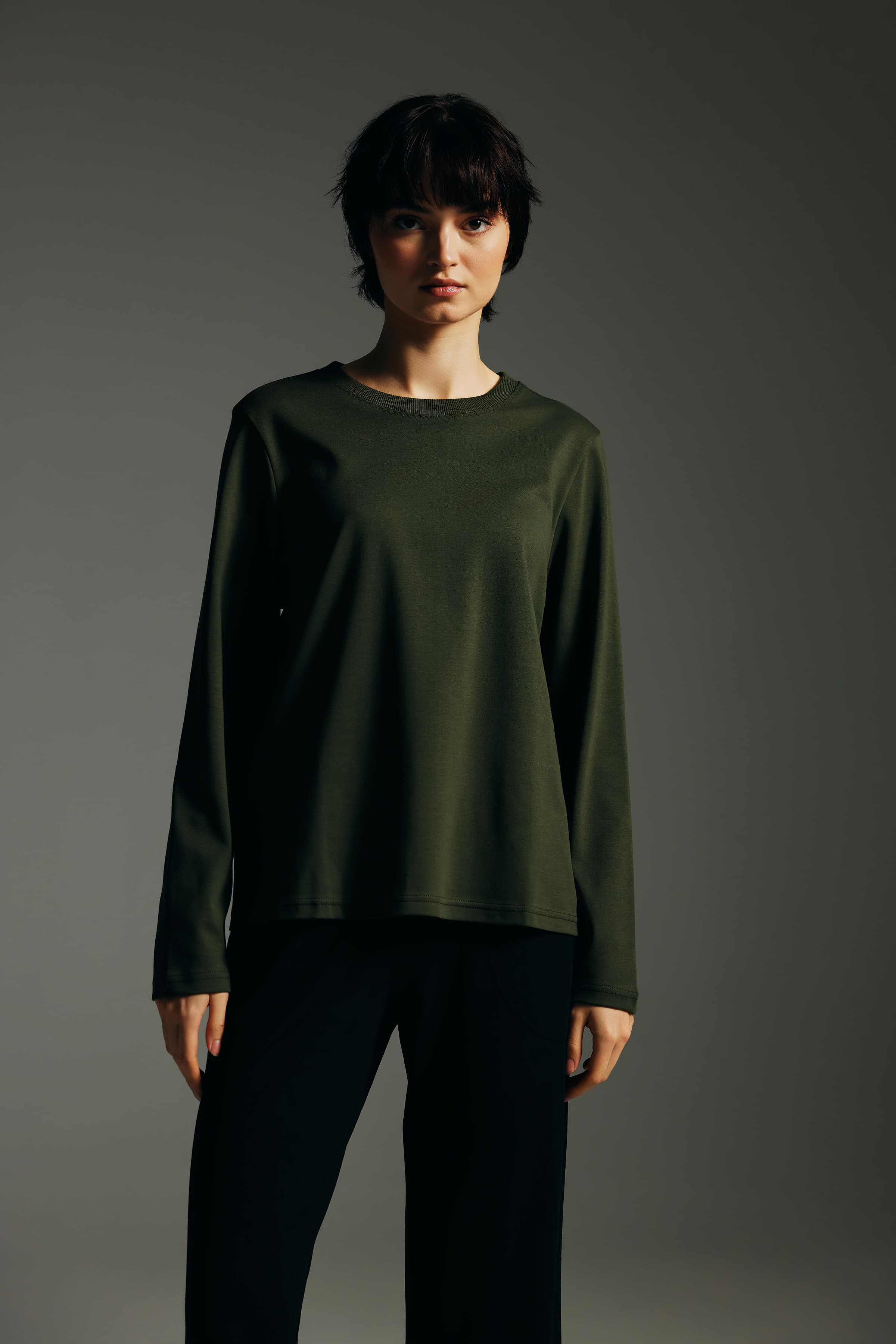 Women's Neutral Cotton Tee — view 3