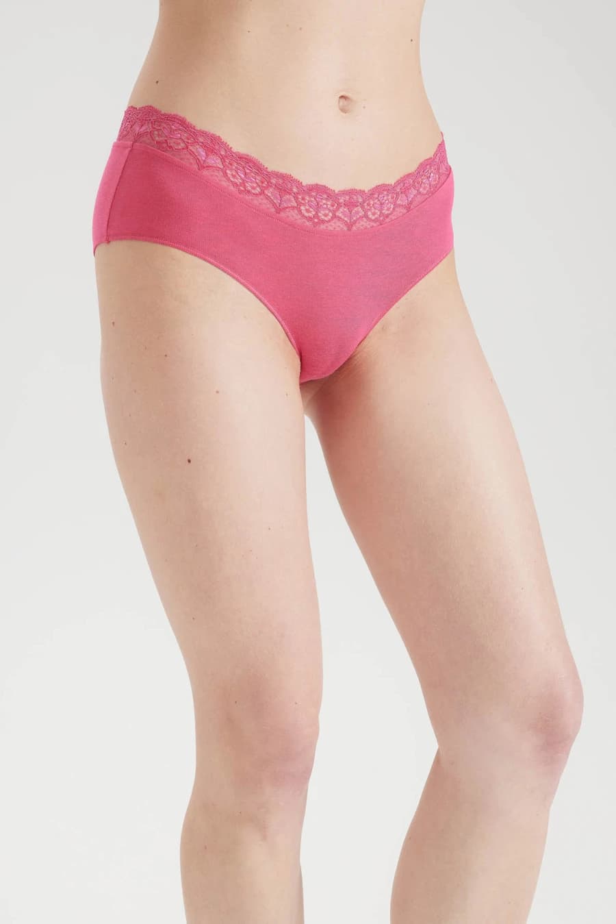Women's Pink Modal Briefs — view 1