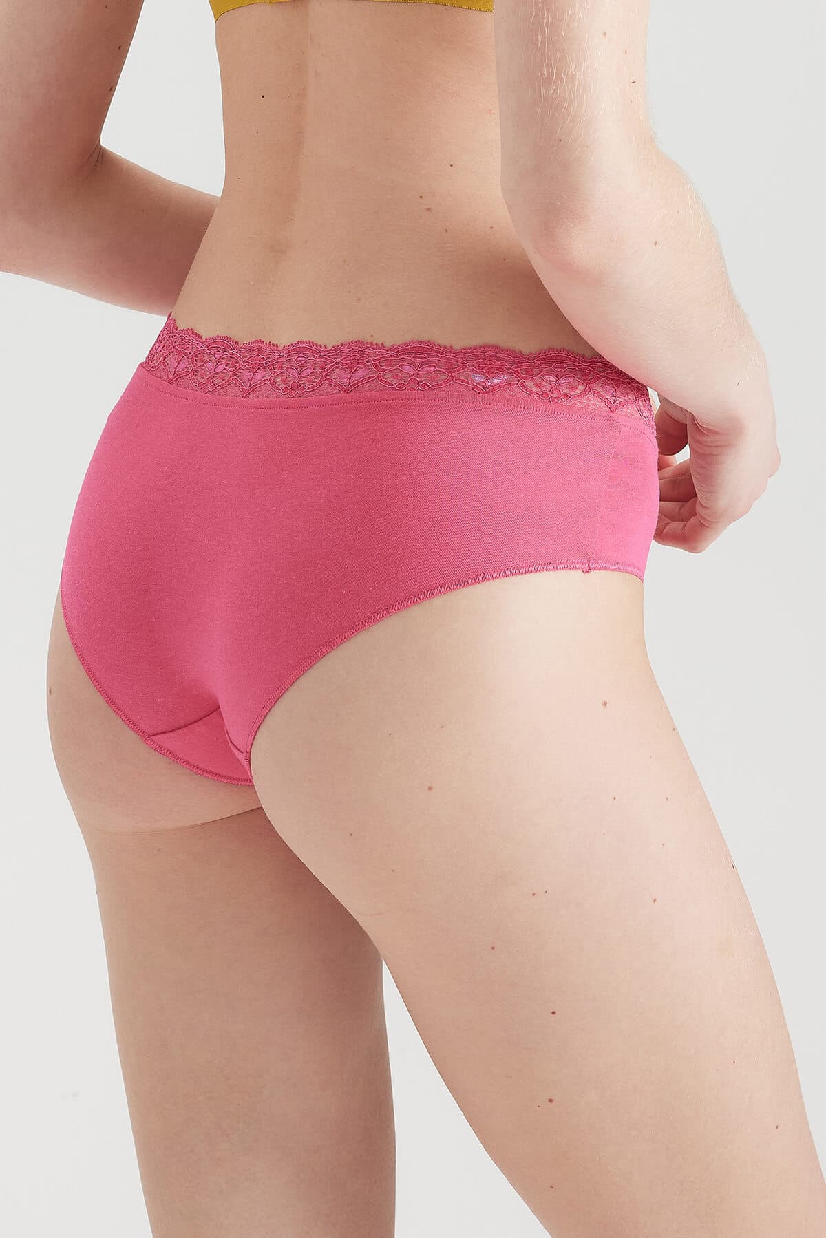 Women's Pink Modal Briefs — view 2
