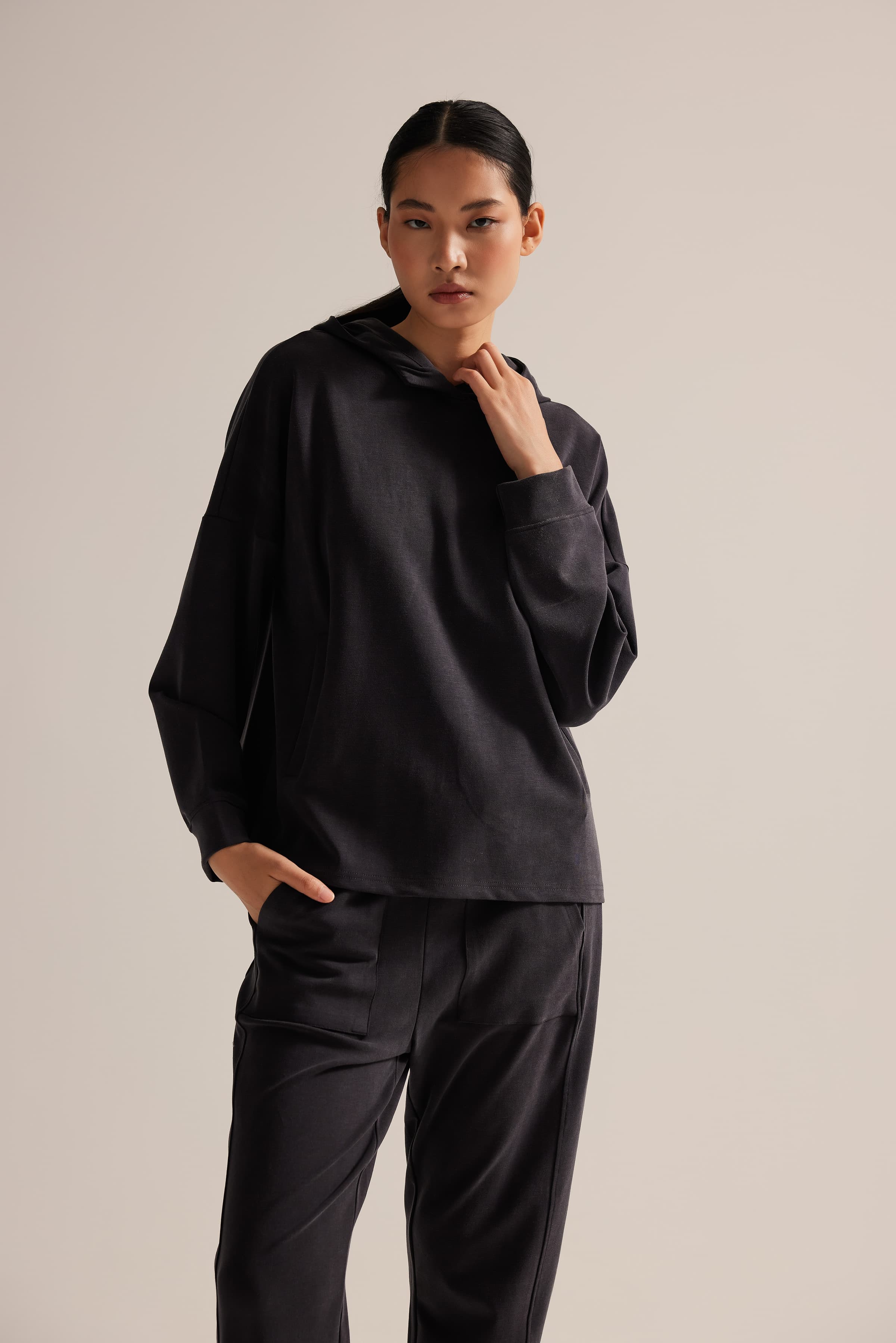 Women's Brown Modal Sweatshirt — view 2