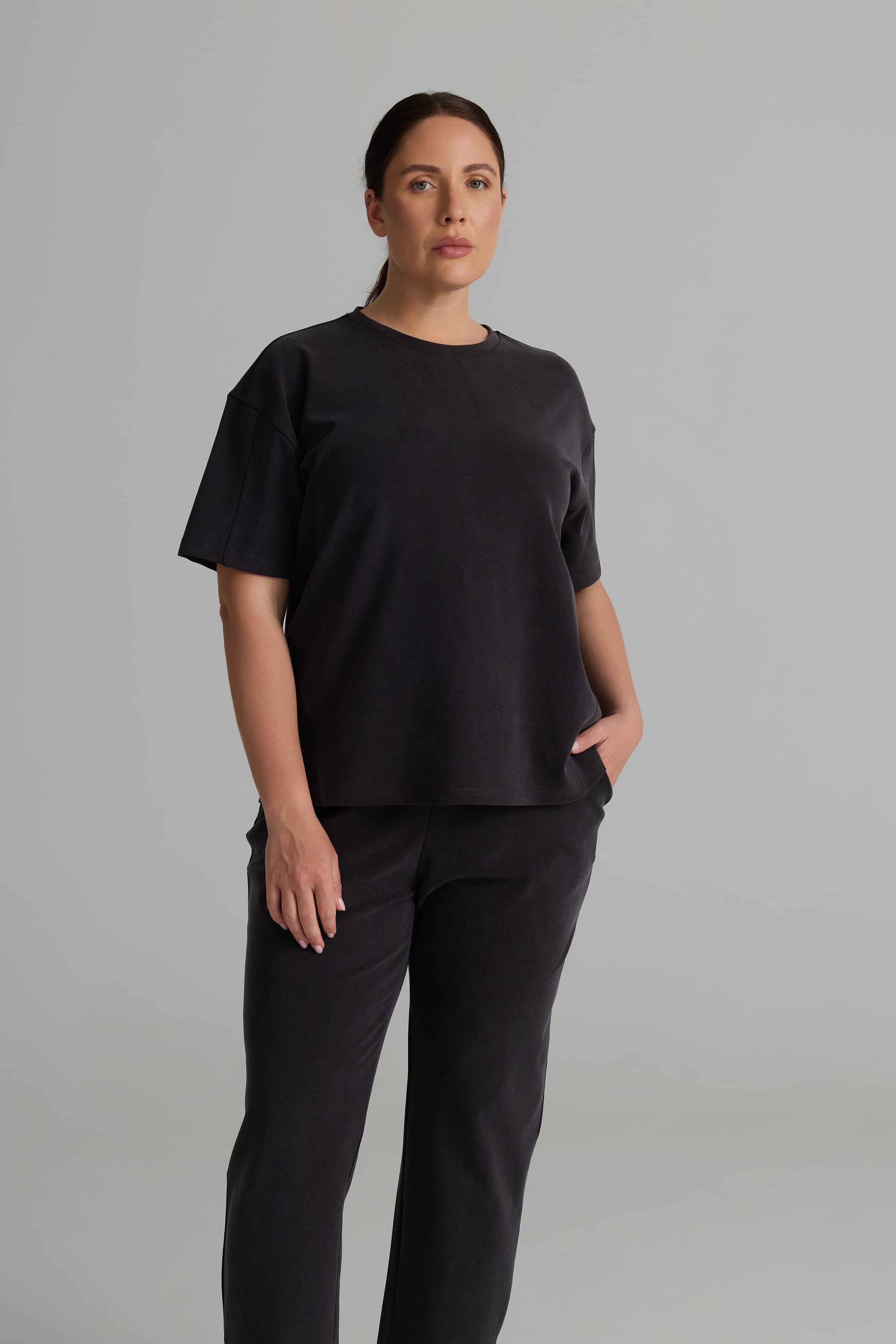 Women's Brown Modal Tee — view 1