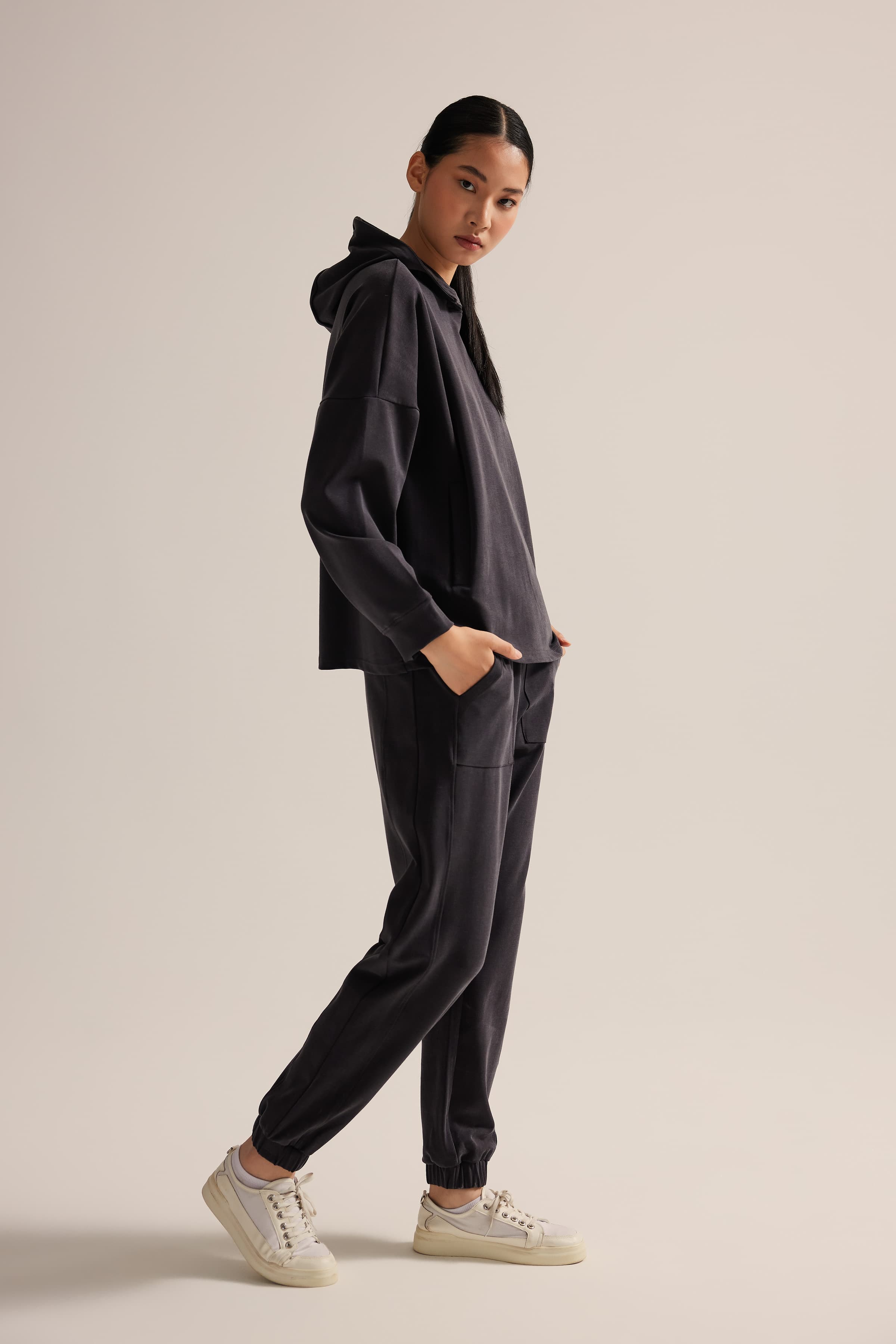 Women's Brown Modal Trousers — view 3