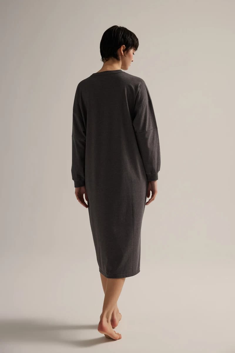 Women's Brown Cotton Nightgown — view 2