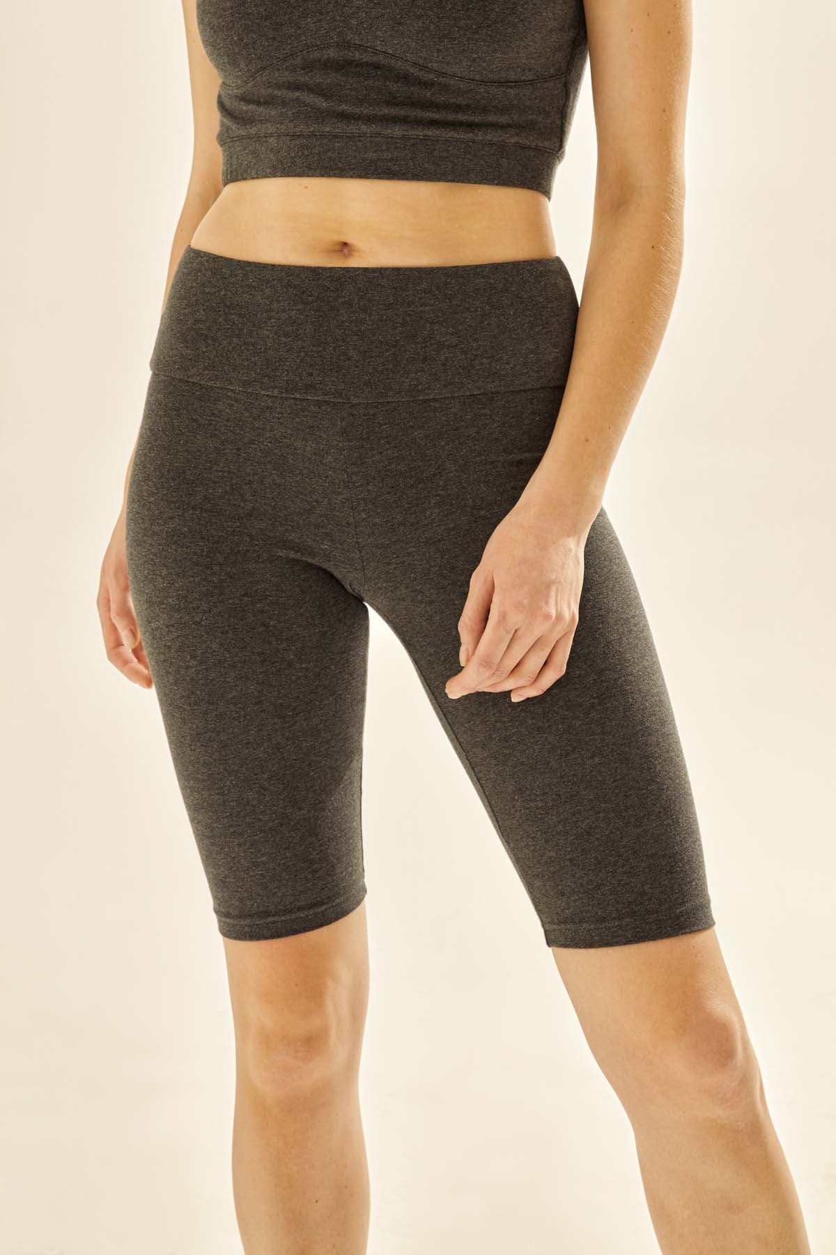 Women's Neutral Cotton Leggings — view 1