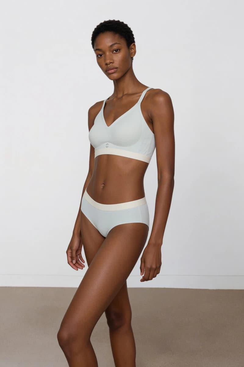 Women's Blue Modal Bra — view 2
