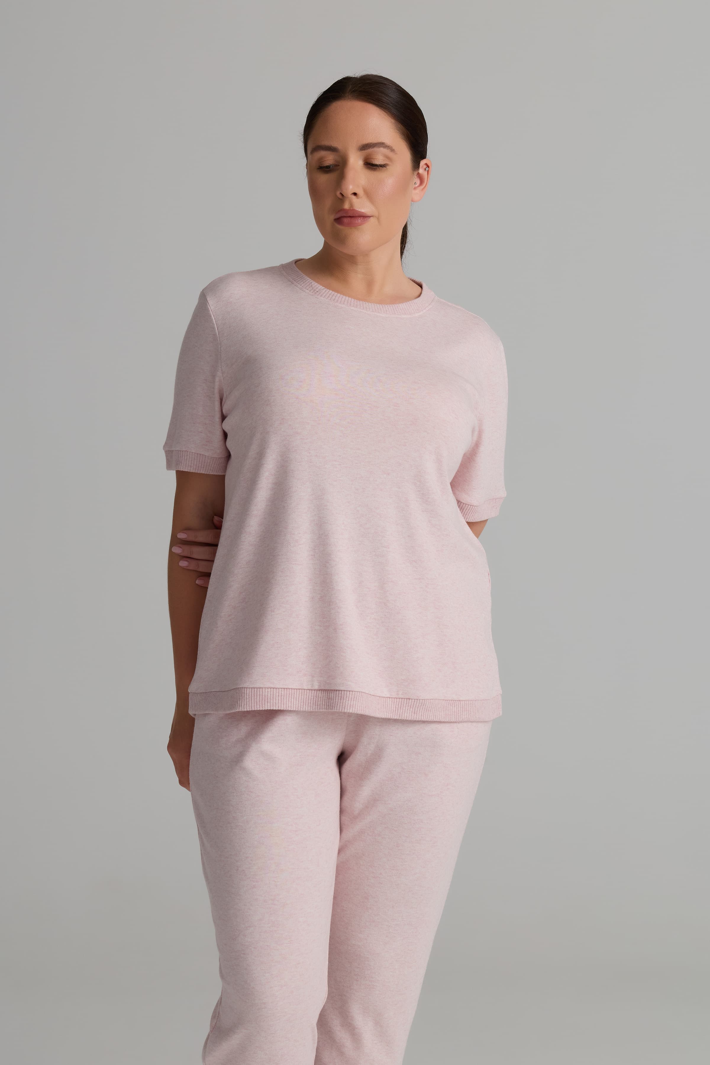 Women's Pink Cotton Trousers — view 3