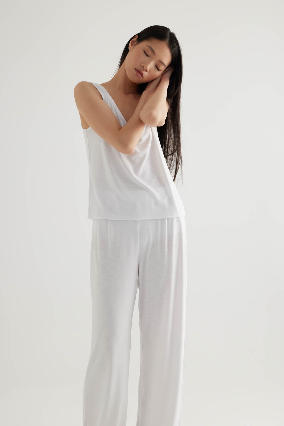 Women's White Modal Camisole — view 2