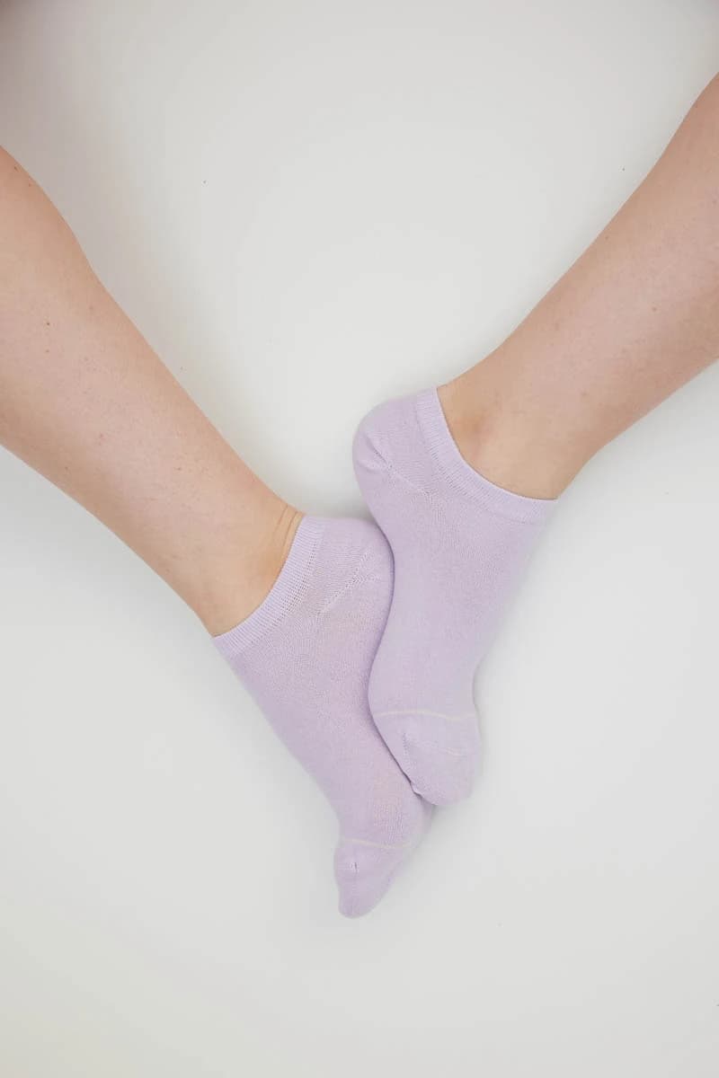 Women's Pink Cotton Socks — view 2