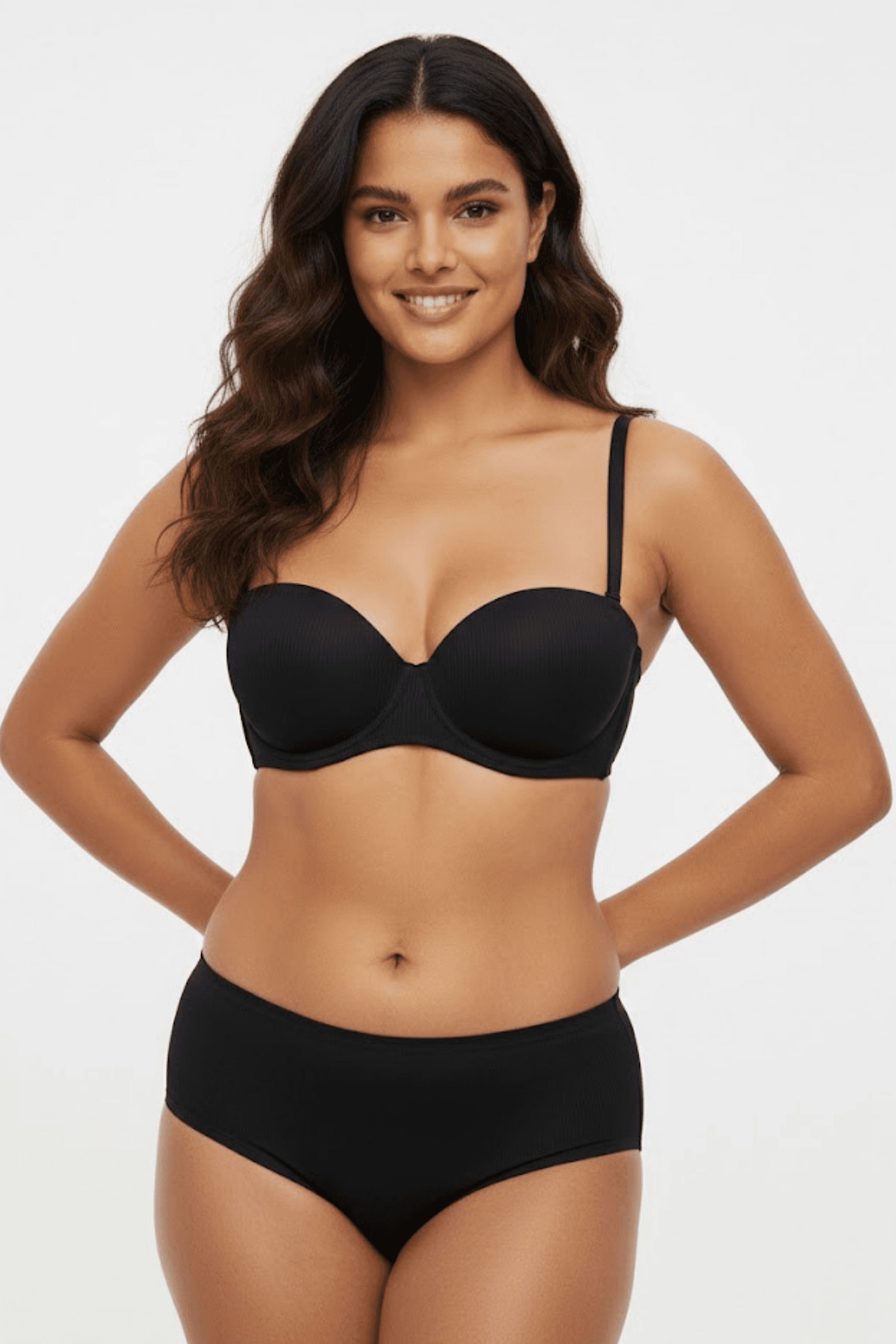Women's Black Modal Bra — view 1