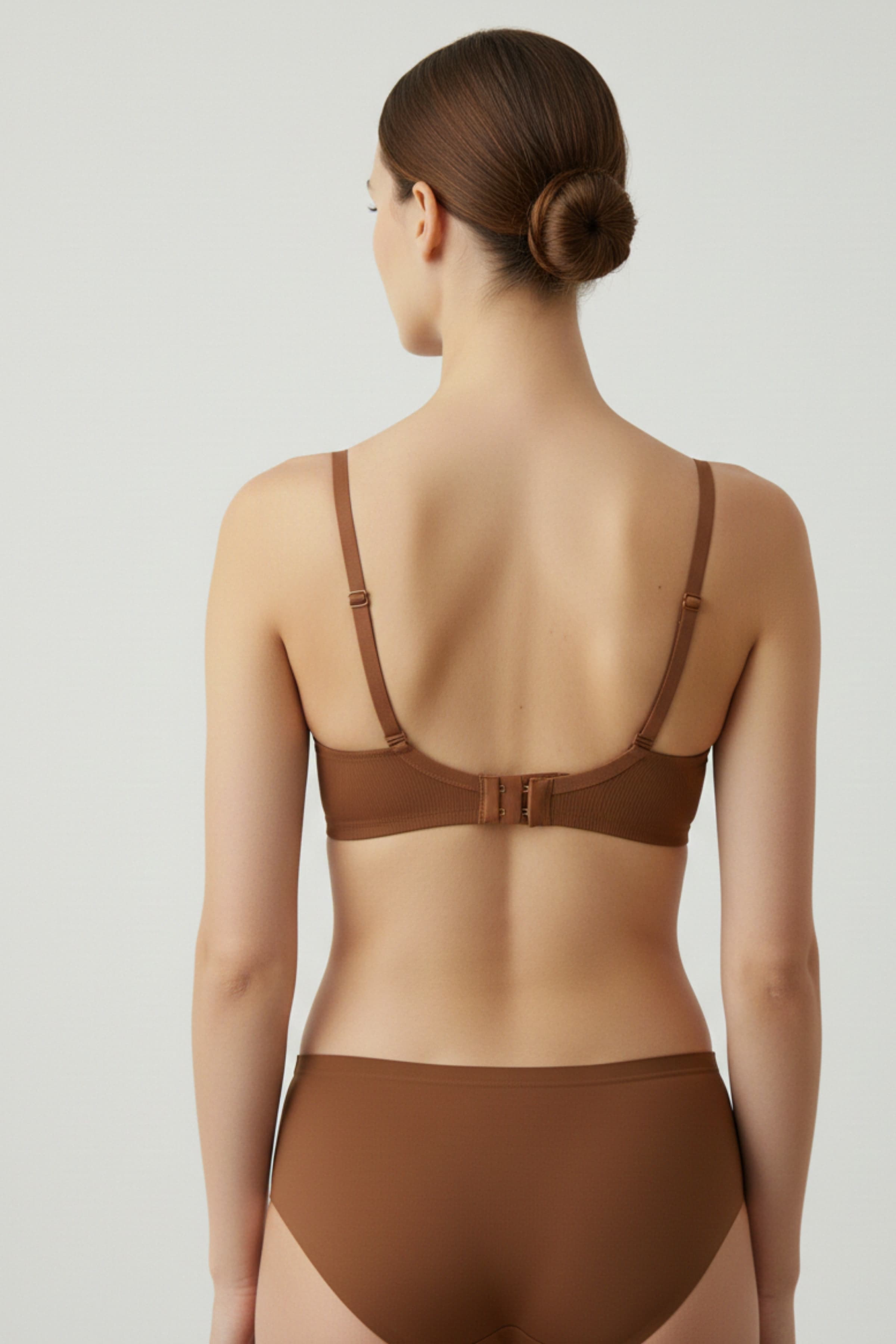 Women's Brown Modal Bra — view 3