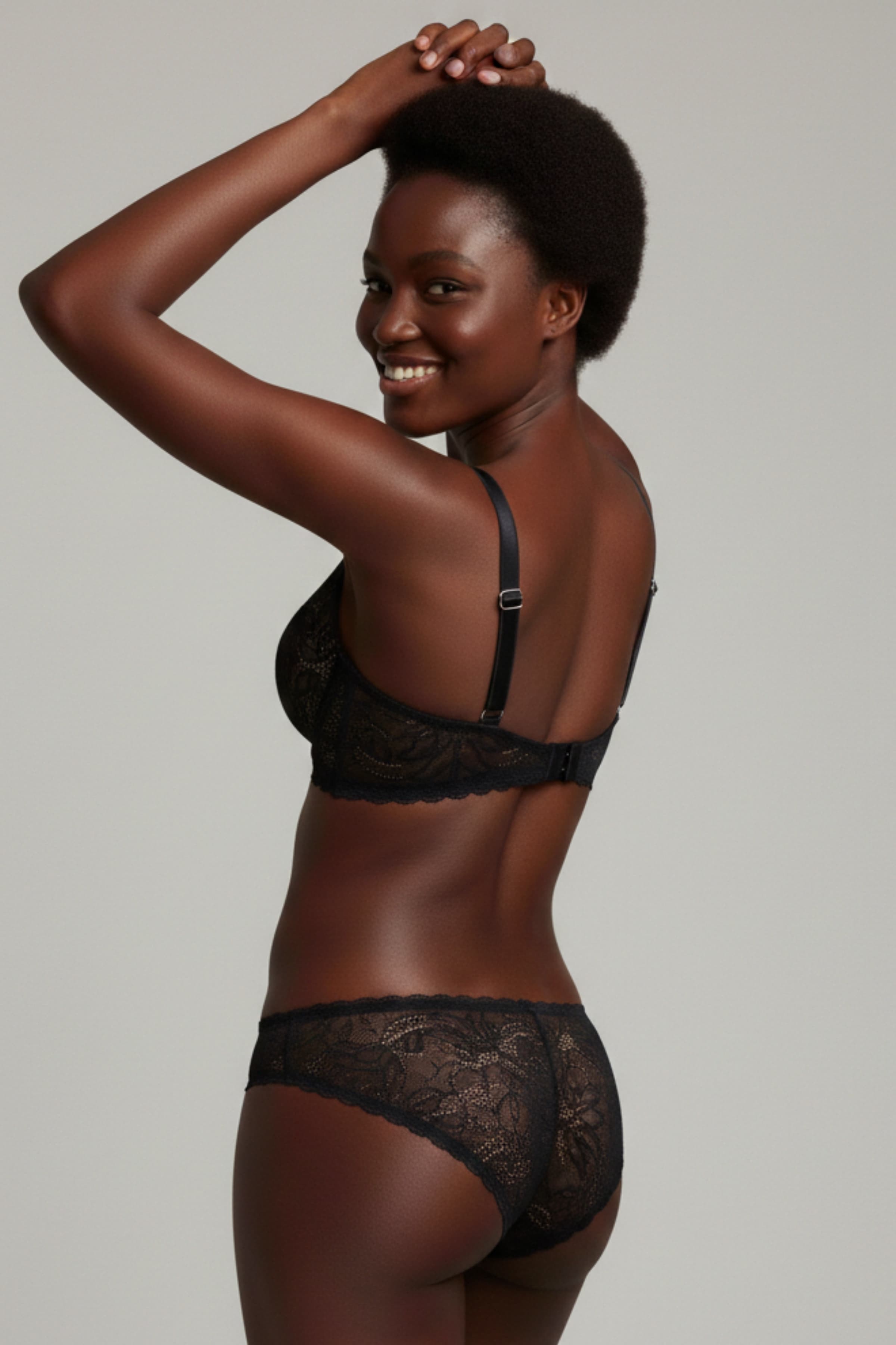 Women's Black Lace Bra — view 4