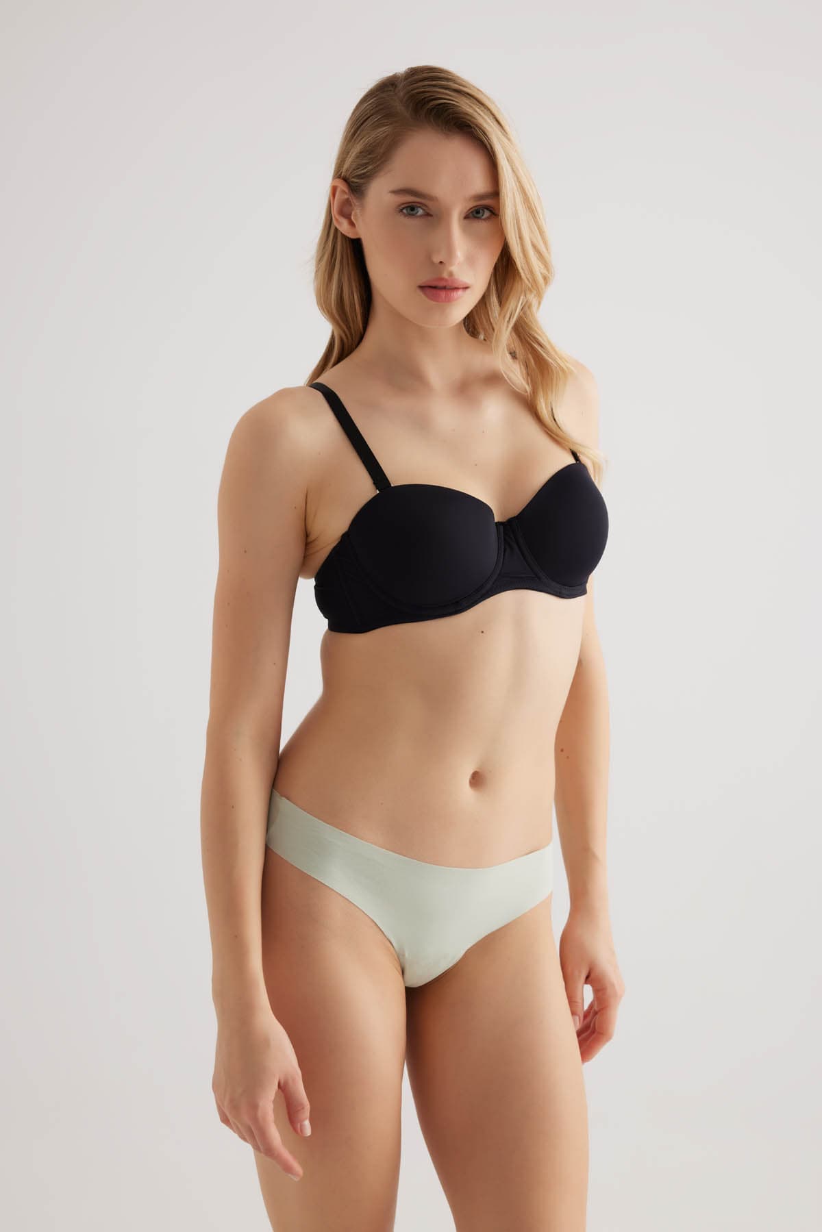 Women's Black Modal Bra — view 3