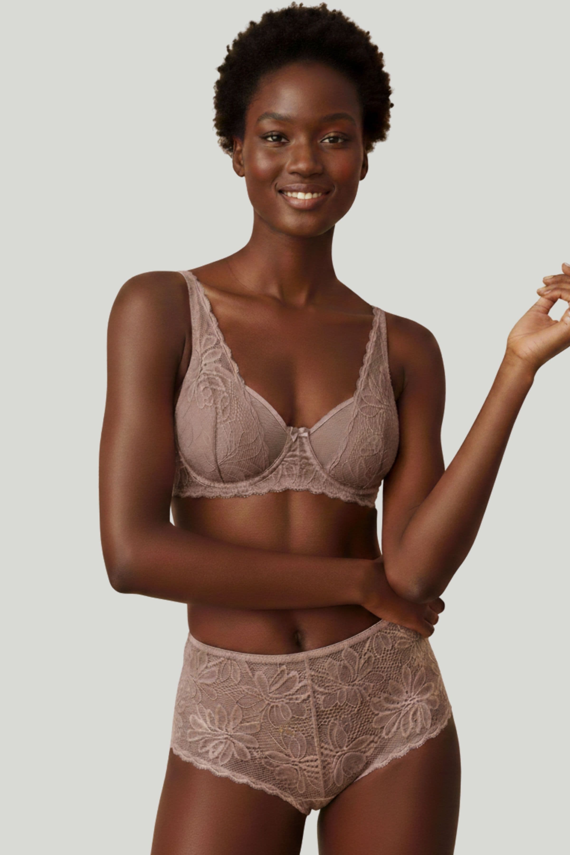 Women's Lilac Lace Bra — view 1