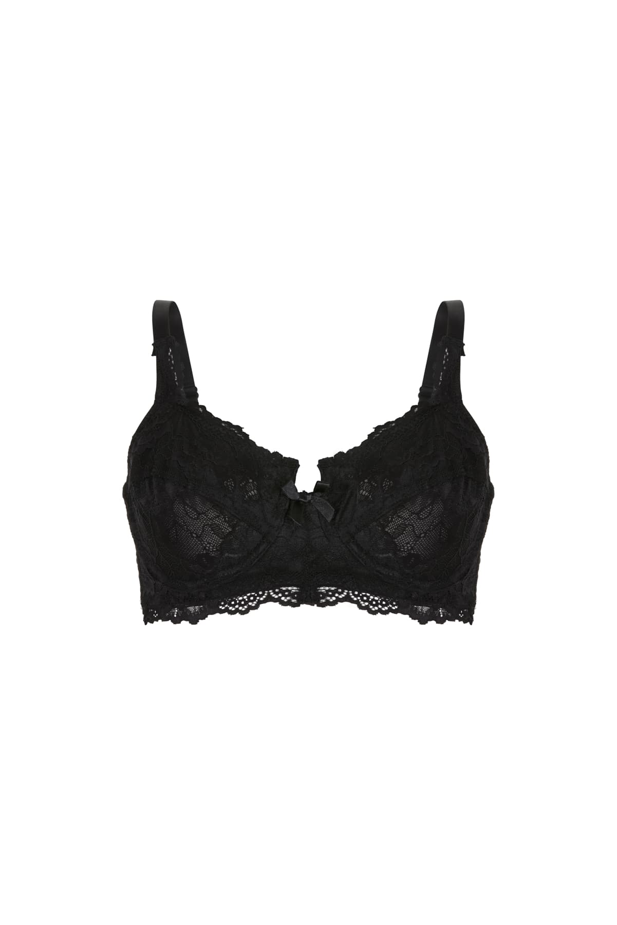 Women's Black Lace Bra — view 1