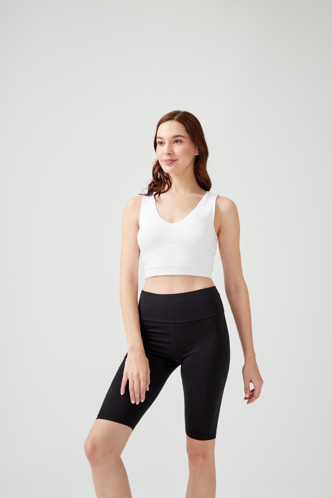 Women's Black Cotton Leggings — view 3