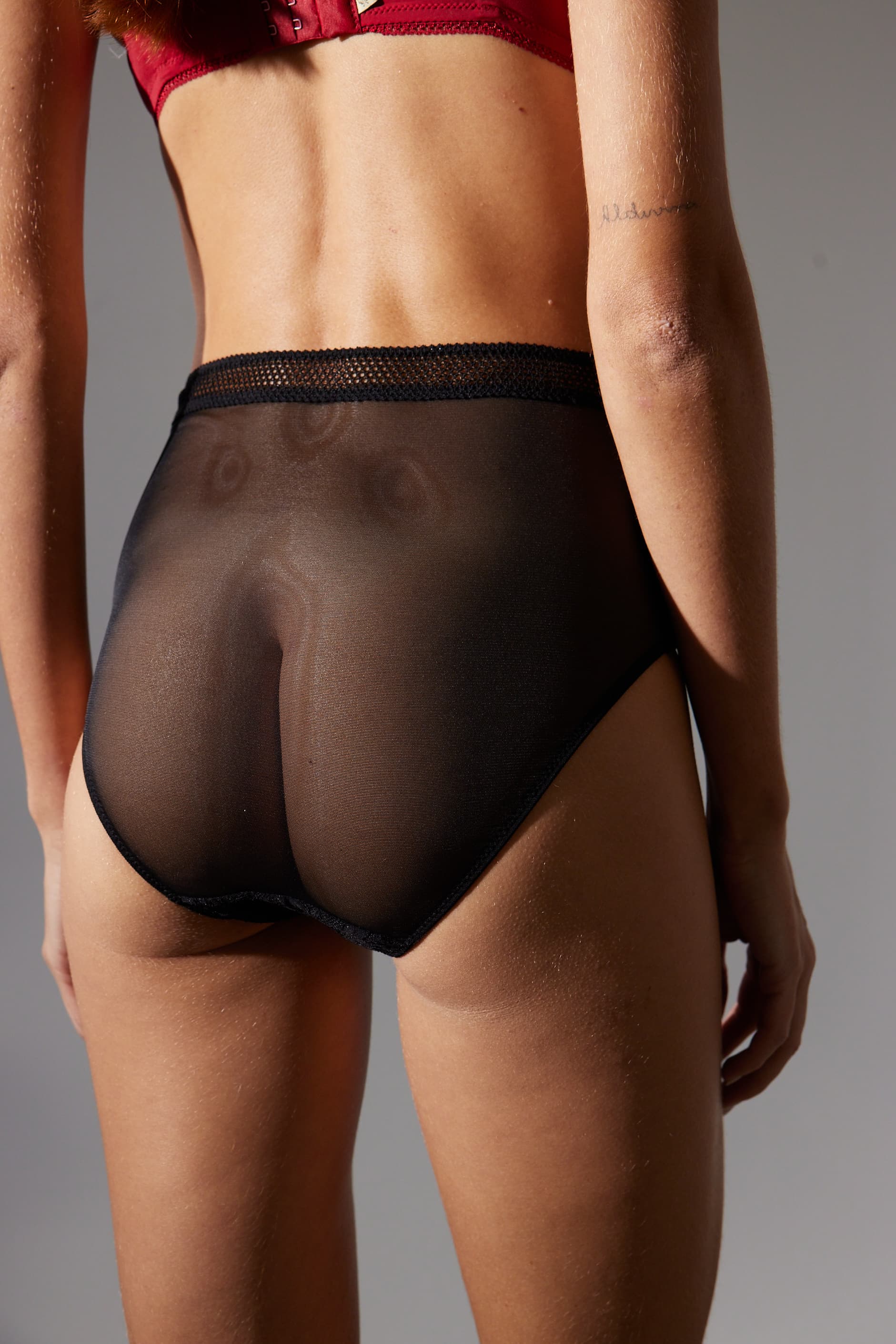 Women's Black Lace Briefs — view 2