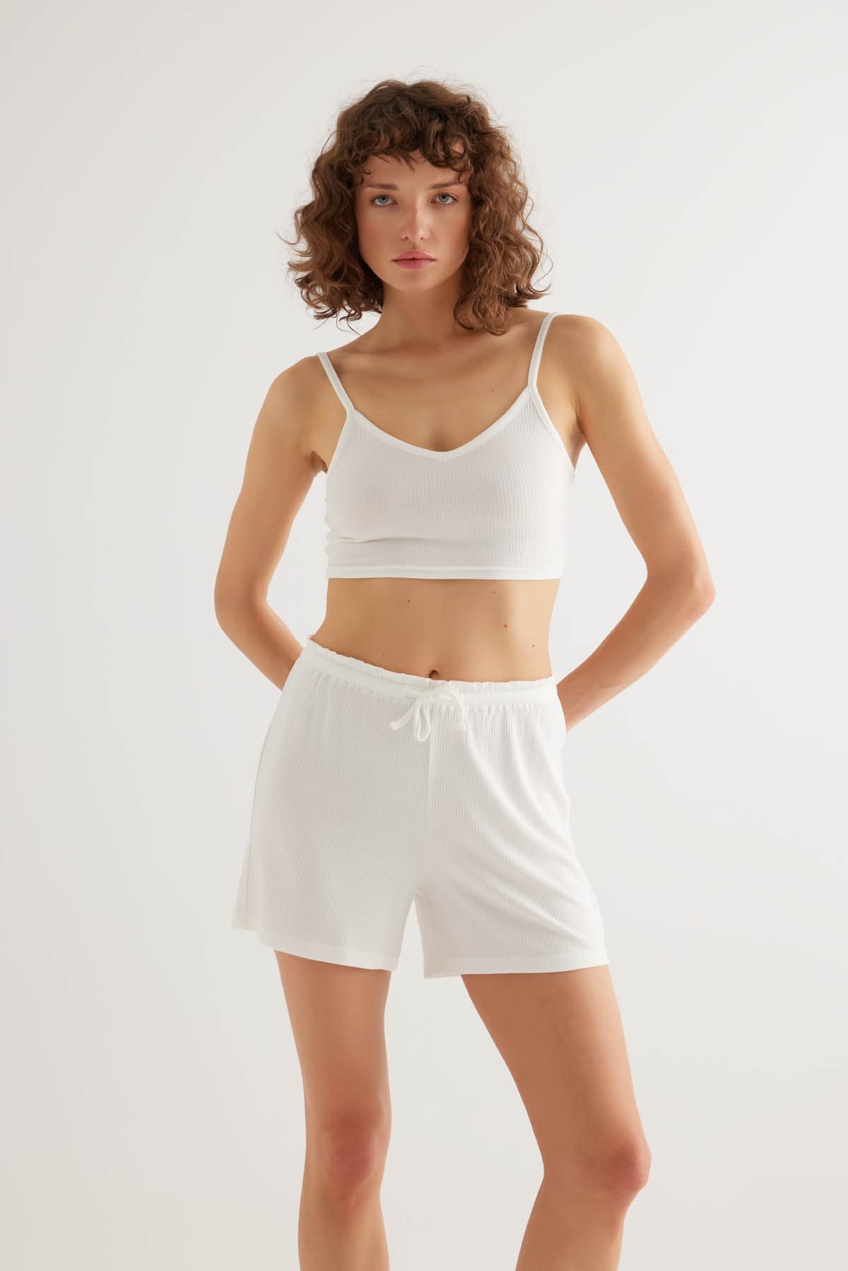 Women's Ecru Modal Camisole — view 1