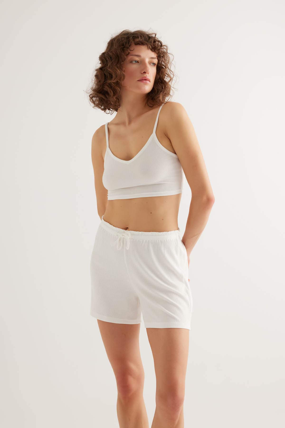 Women's Ecru Modal Camisole — view 4