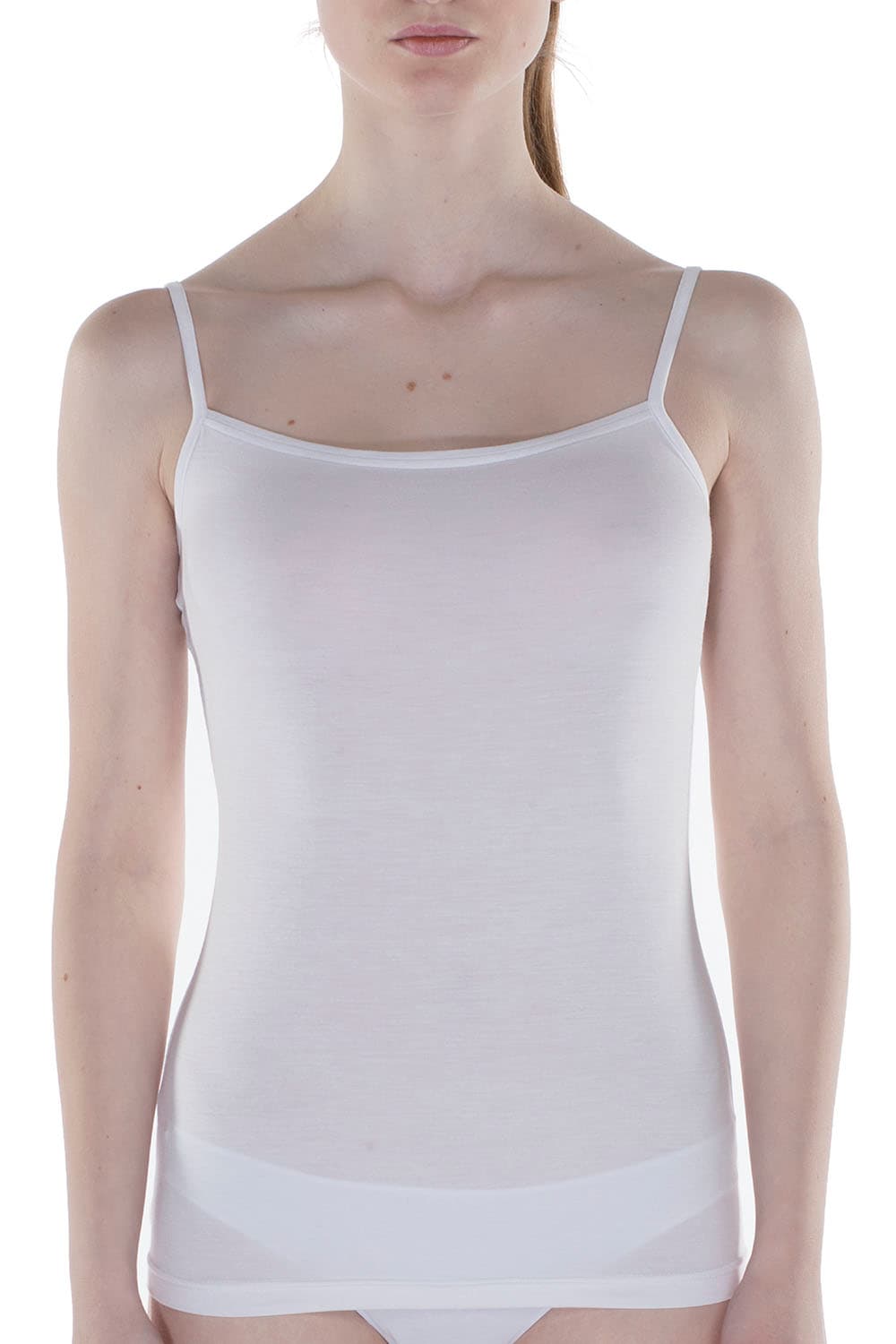 Women's White Modal Camisole — view 2
