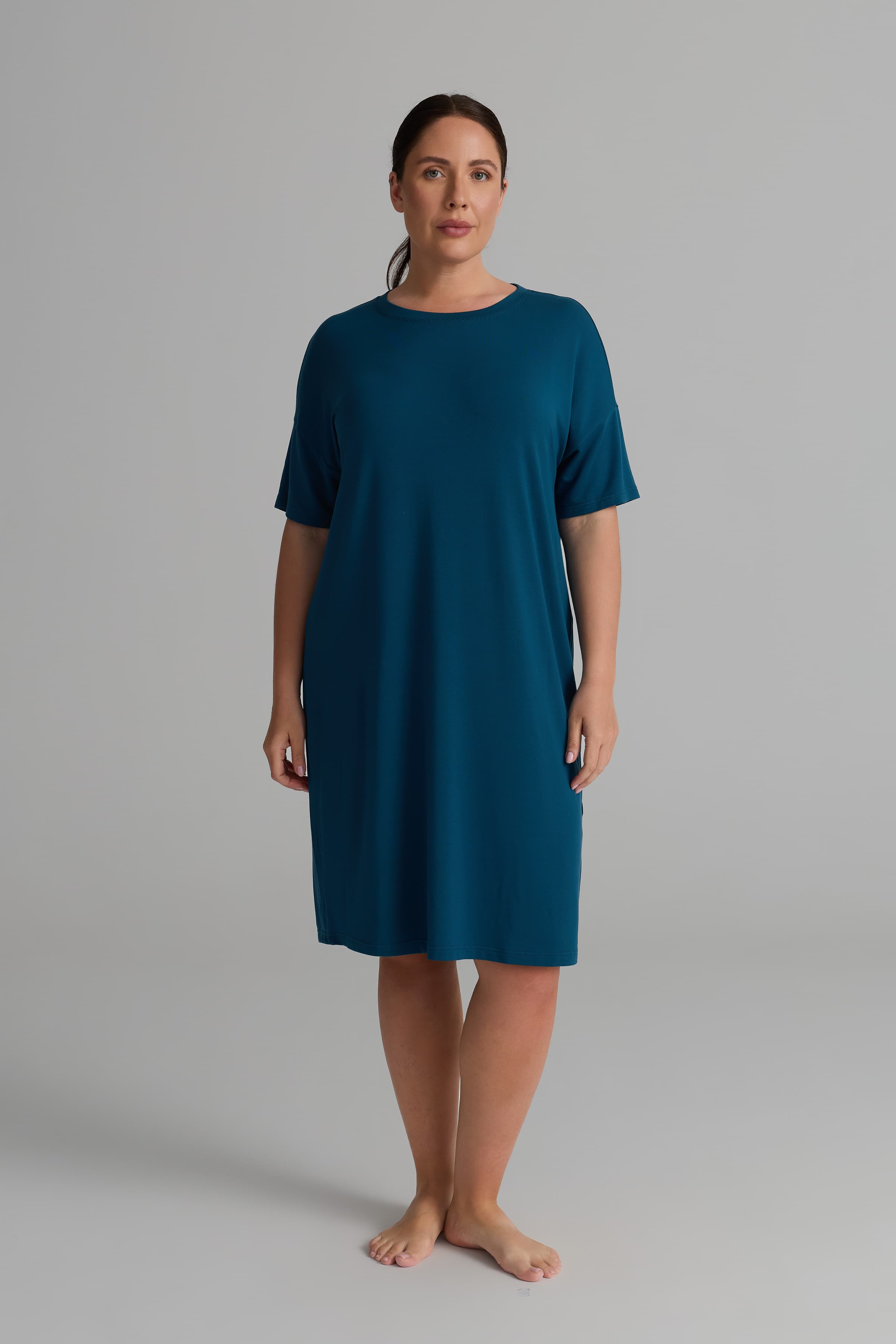 Women's Blue Modal Dress — view 1