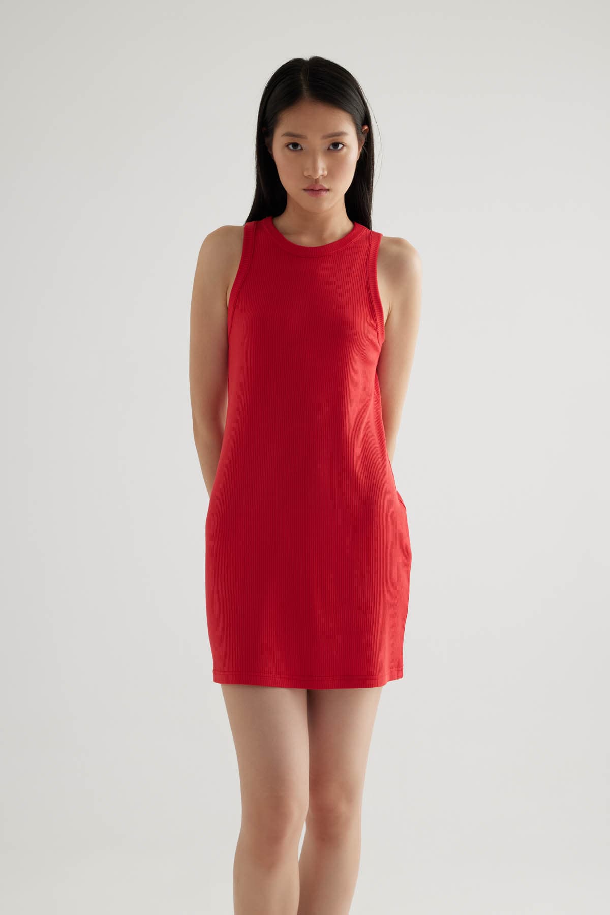 Women's Red Modal Dress — view 4