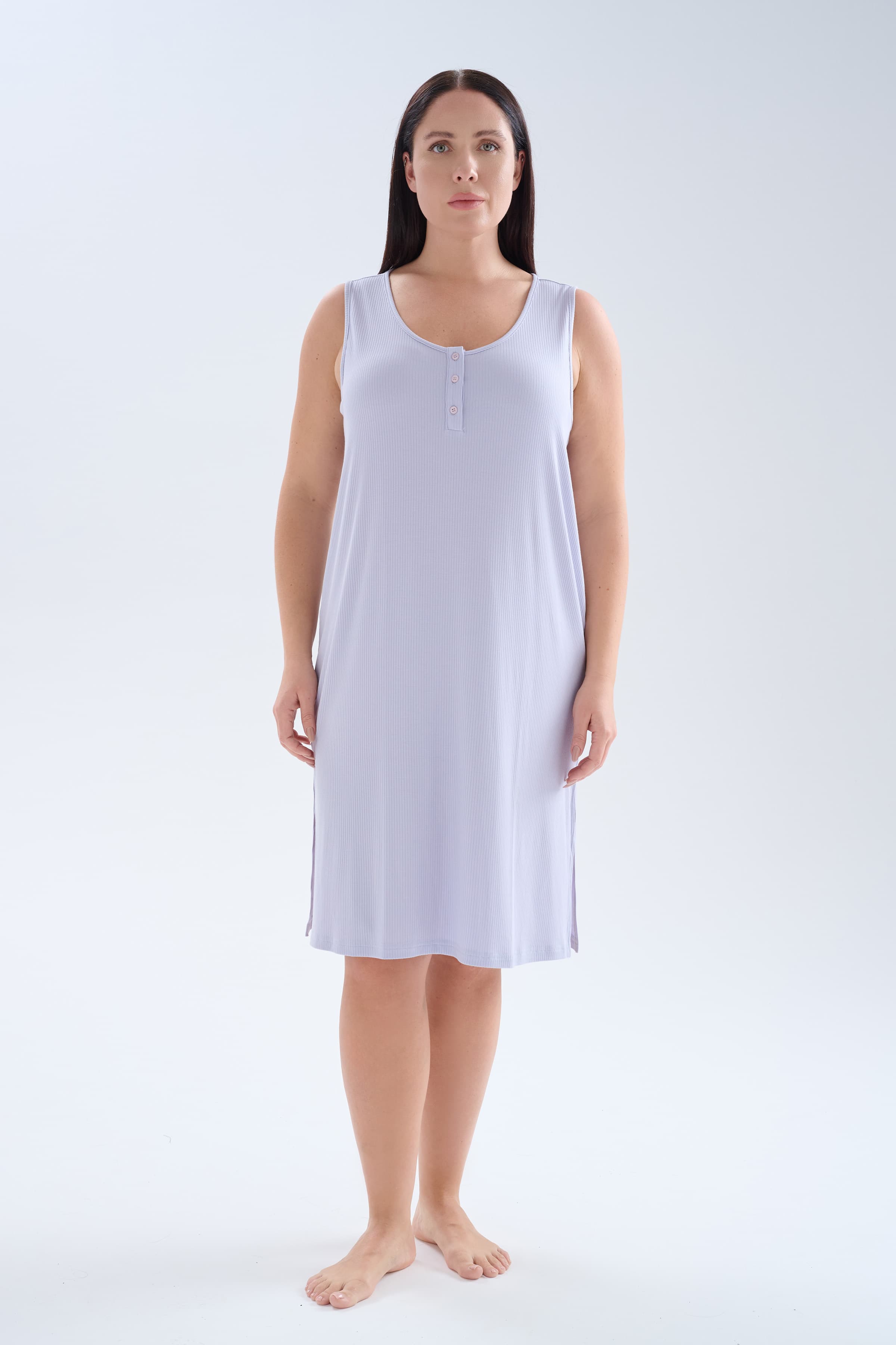 Women's Lilac Modal Nightgown — view 1