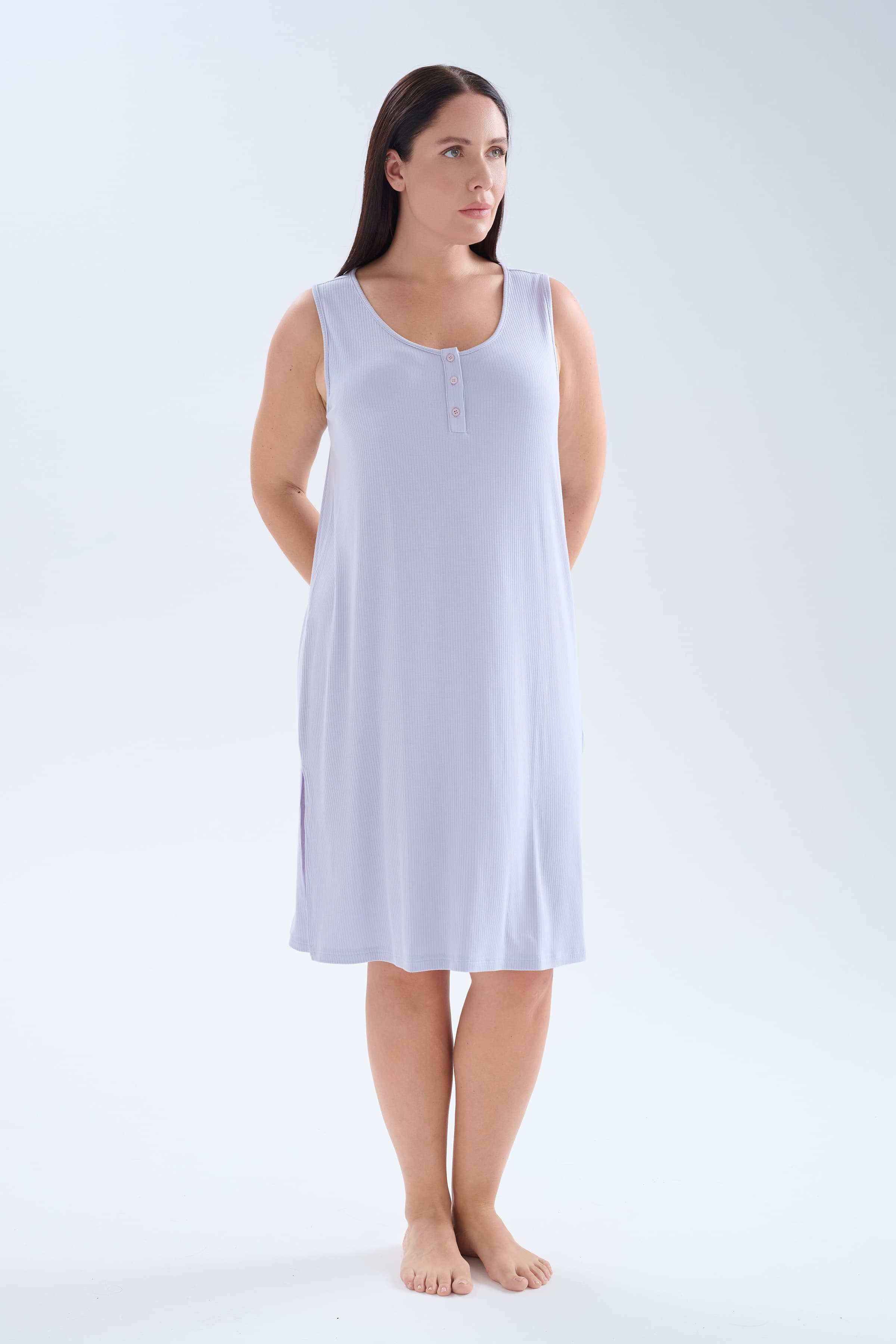 Women's Lilac Modal Nightgown — view 2