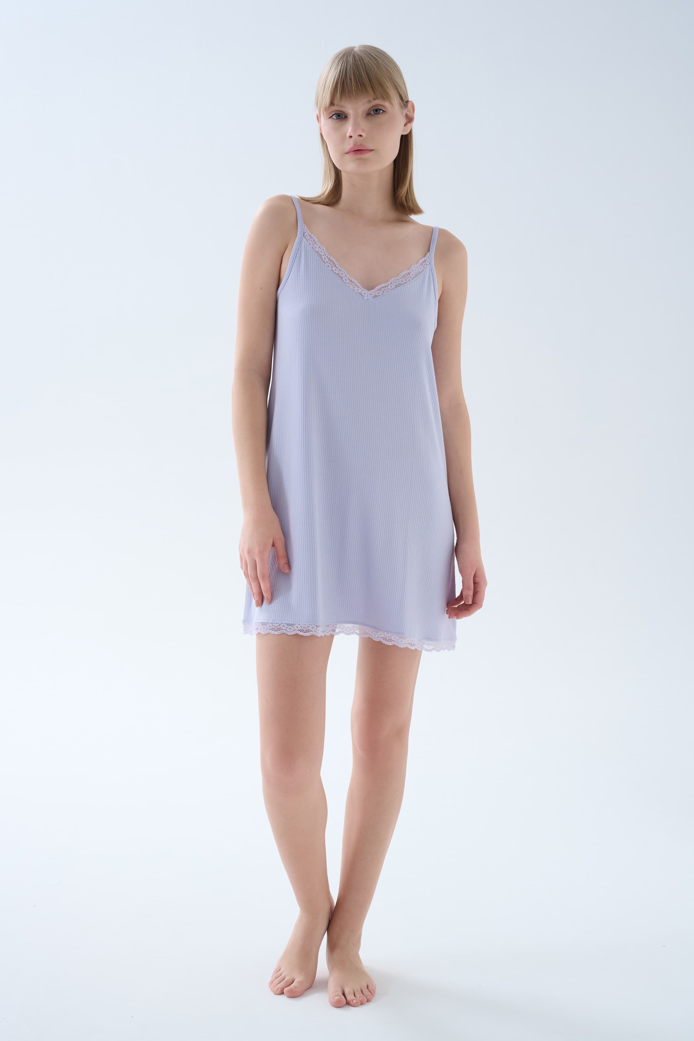 Women's Lilac Modal Nightgown — view 1