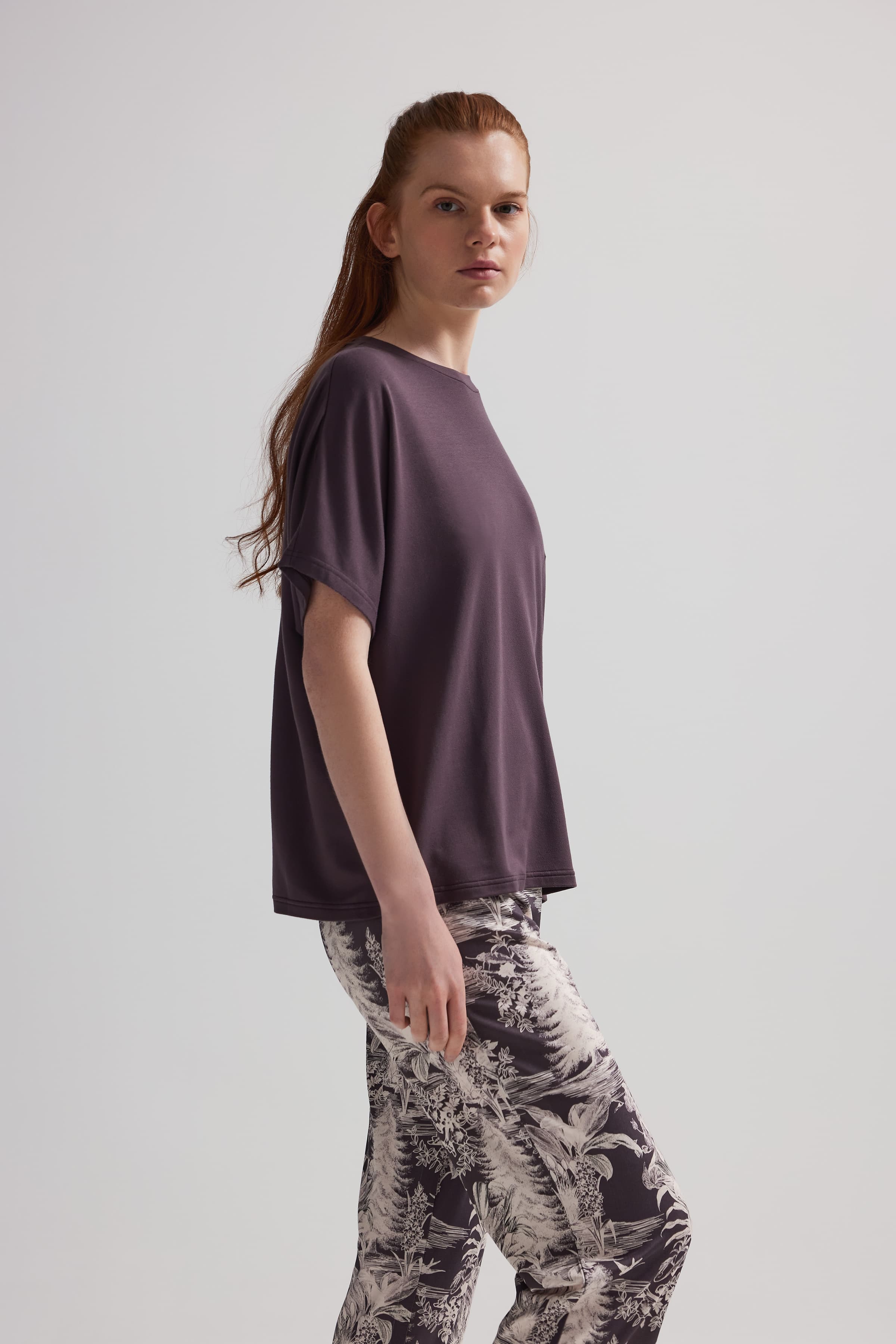 Women's Brown Modal Pajama Set — view 4