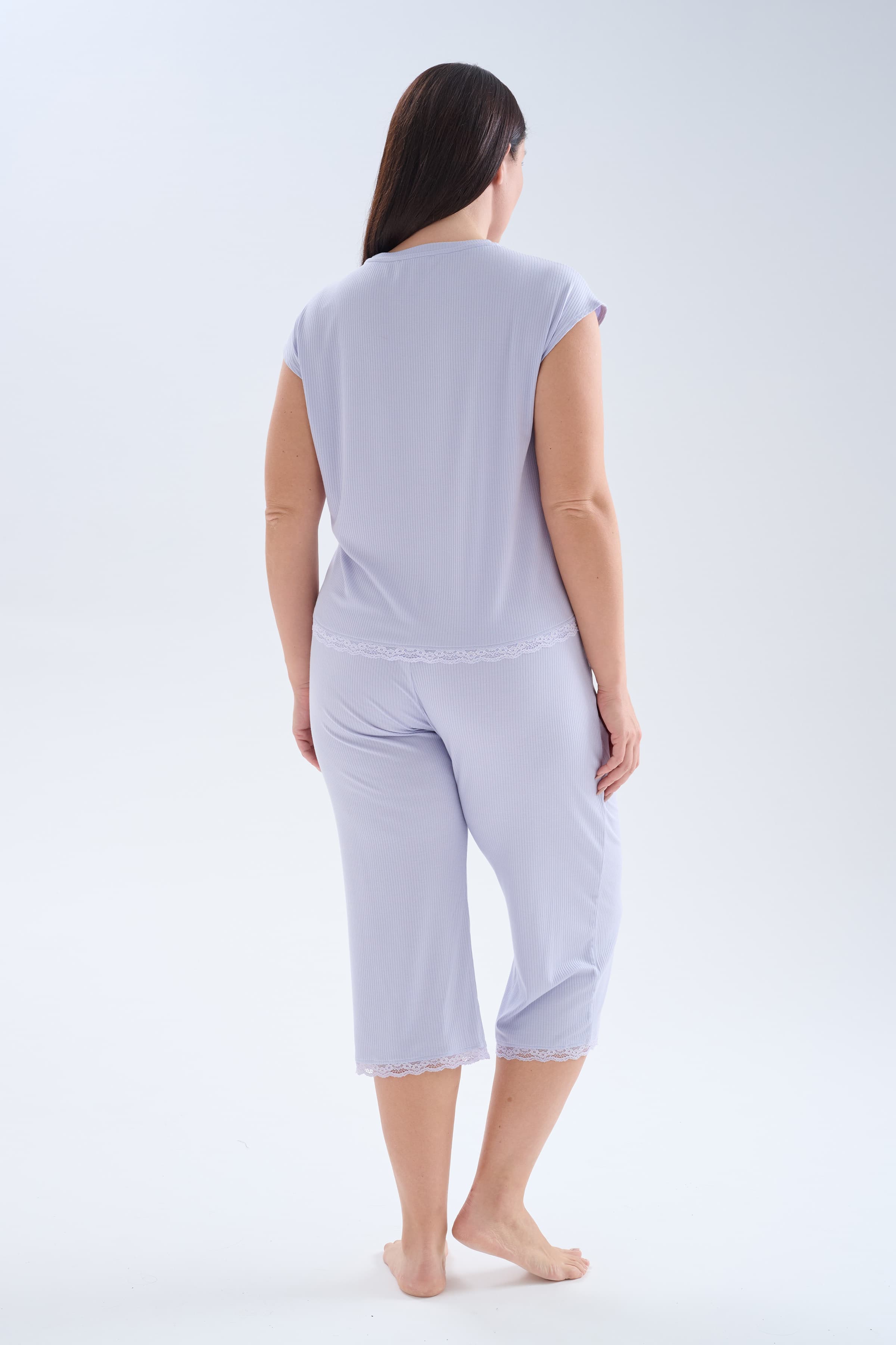 Women's Lilac Modal Pajama Set — view 3