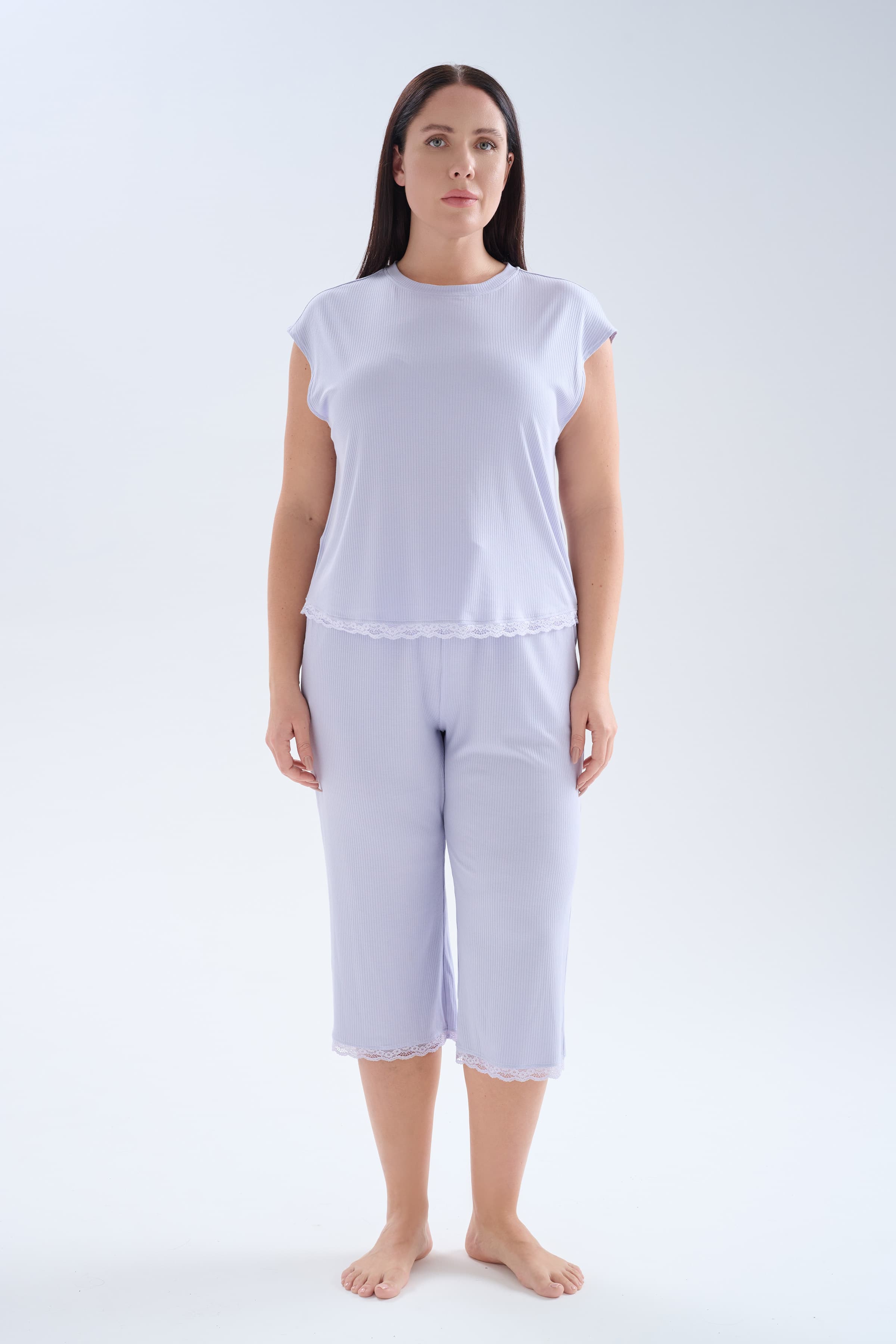 Women's Lilac Modal Pajama Set — view 4