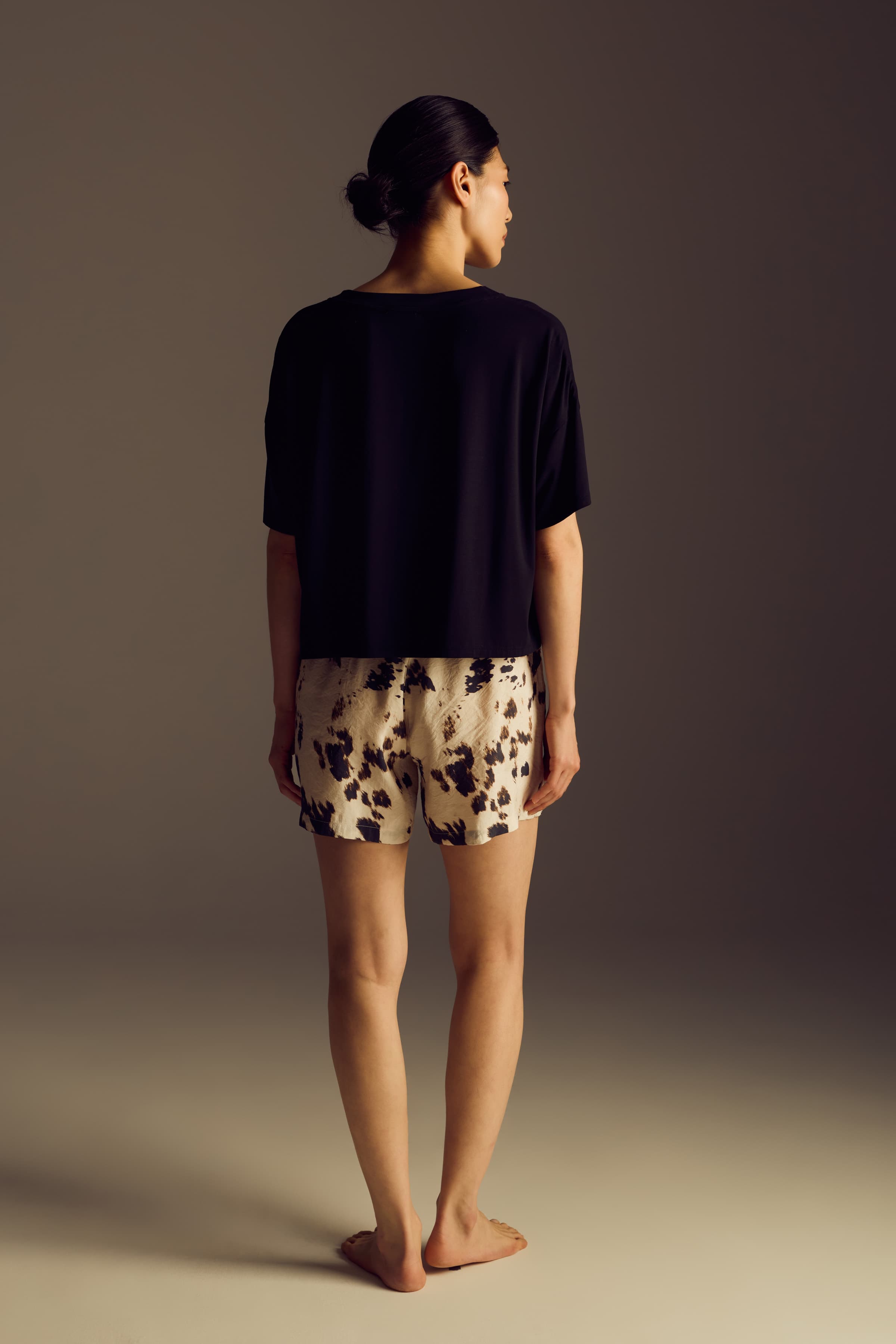 Women's Black Modal Tee — view 4